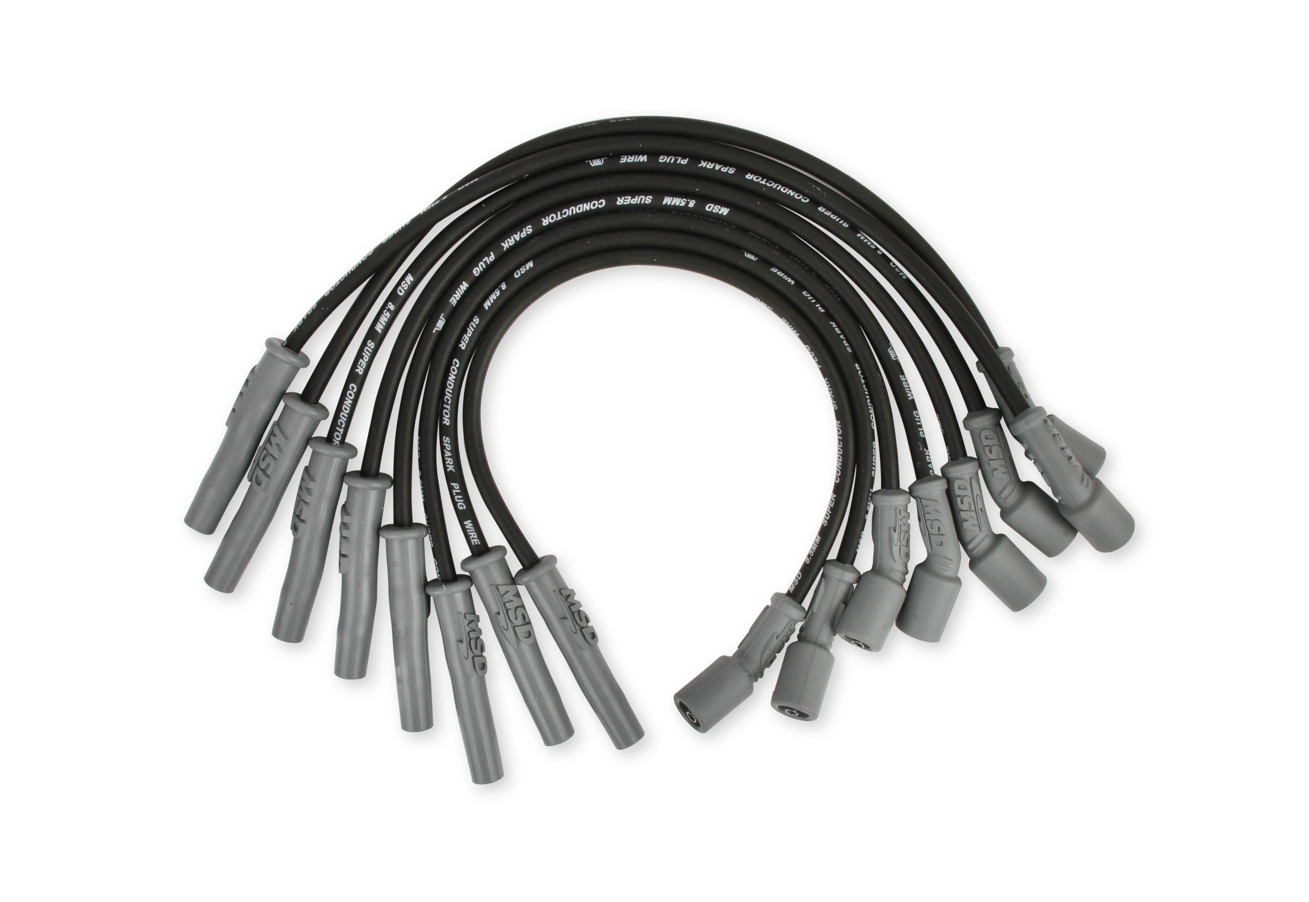 MSD Direct Replacement 8.5 mm Super Conductor Spark Plug Wire Set. 31633 product image 6