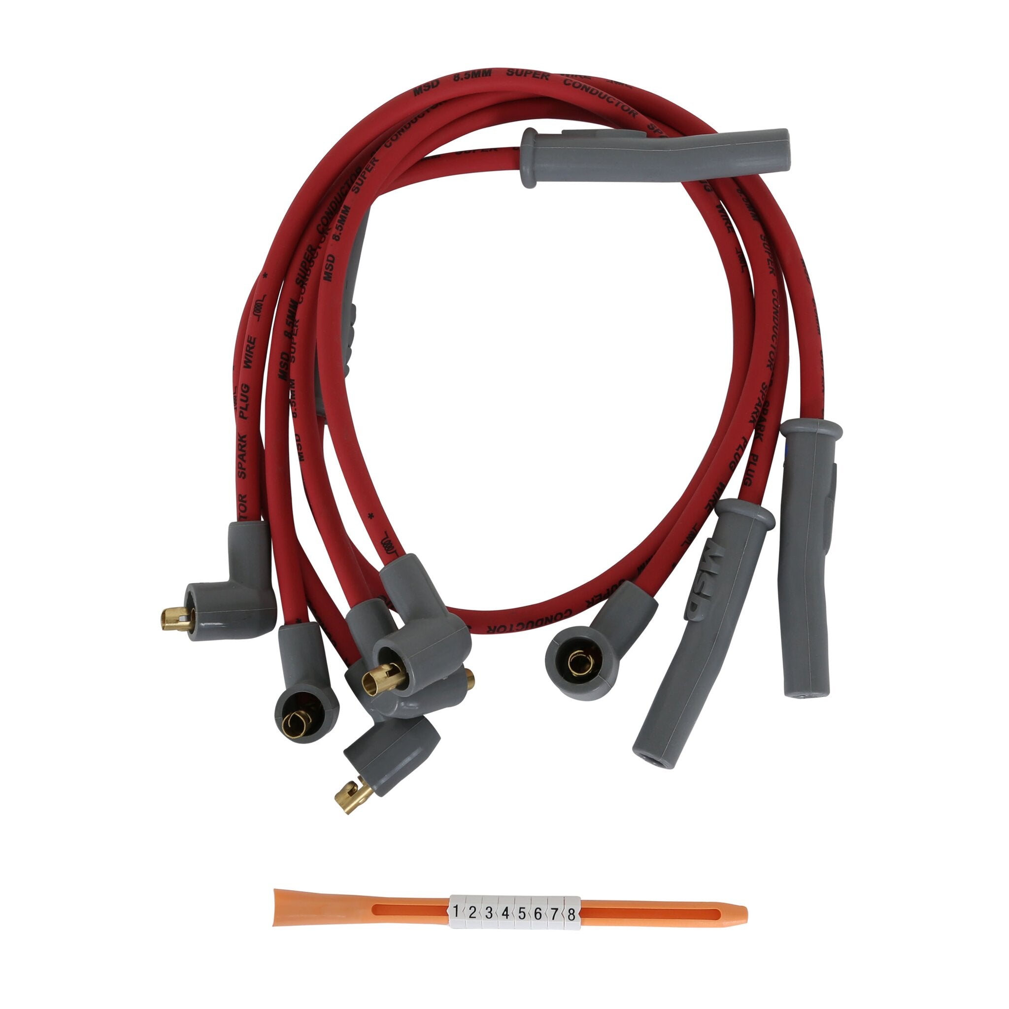 MSD Super Conductor Spark Plug Wire Set, 4 Cyl., 22R 31949 product image 1