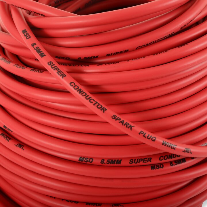 MSD Spark Plug Wire - Super Conductor - 8.5mm - Red - Bulk 34059 product image 5