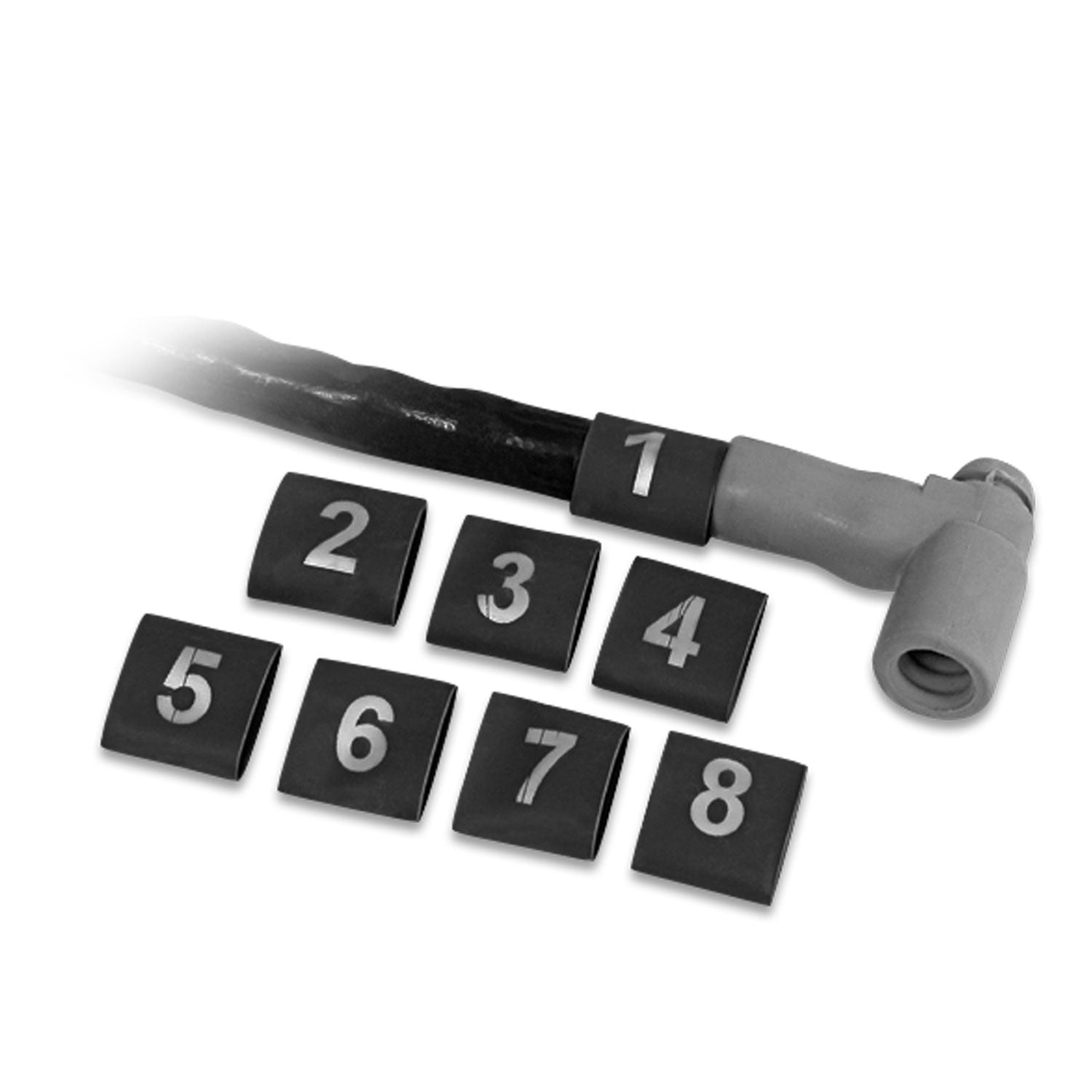 MSD Shrink Sleeve, Numbered For Cylinders Spark Plug Wire Set 3415 product image 1