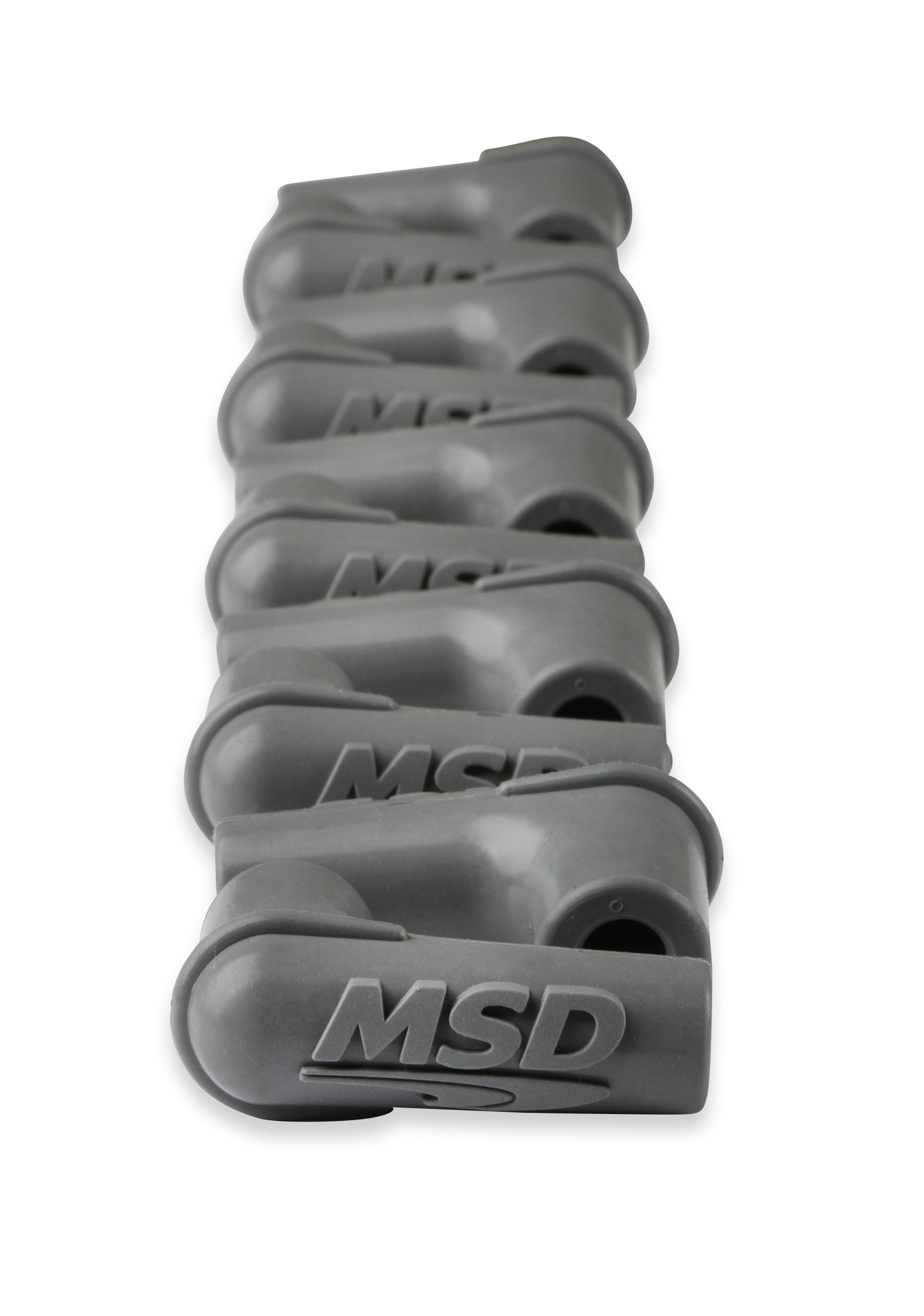 Spark Plug Boots, 90 Degree With MSD Logo, Gray Silicone 50EA 34514 product image 6