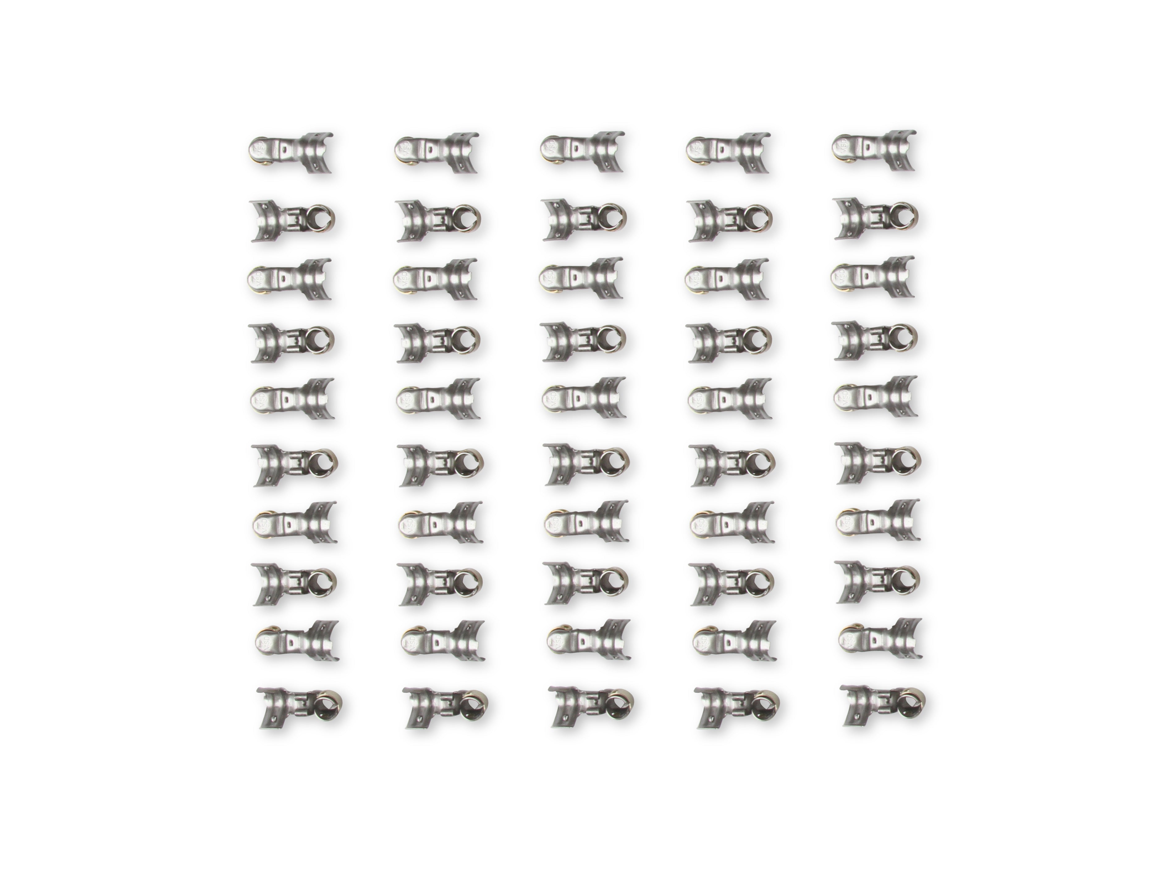 MSD Spark Plug Terminals, 90 Degrees Dual Crimp, Stainless Steelqty 50 34614 product image 2