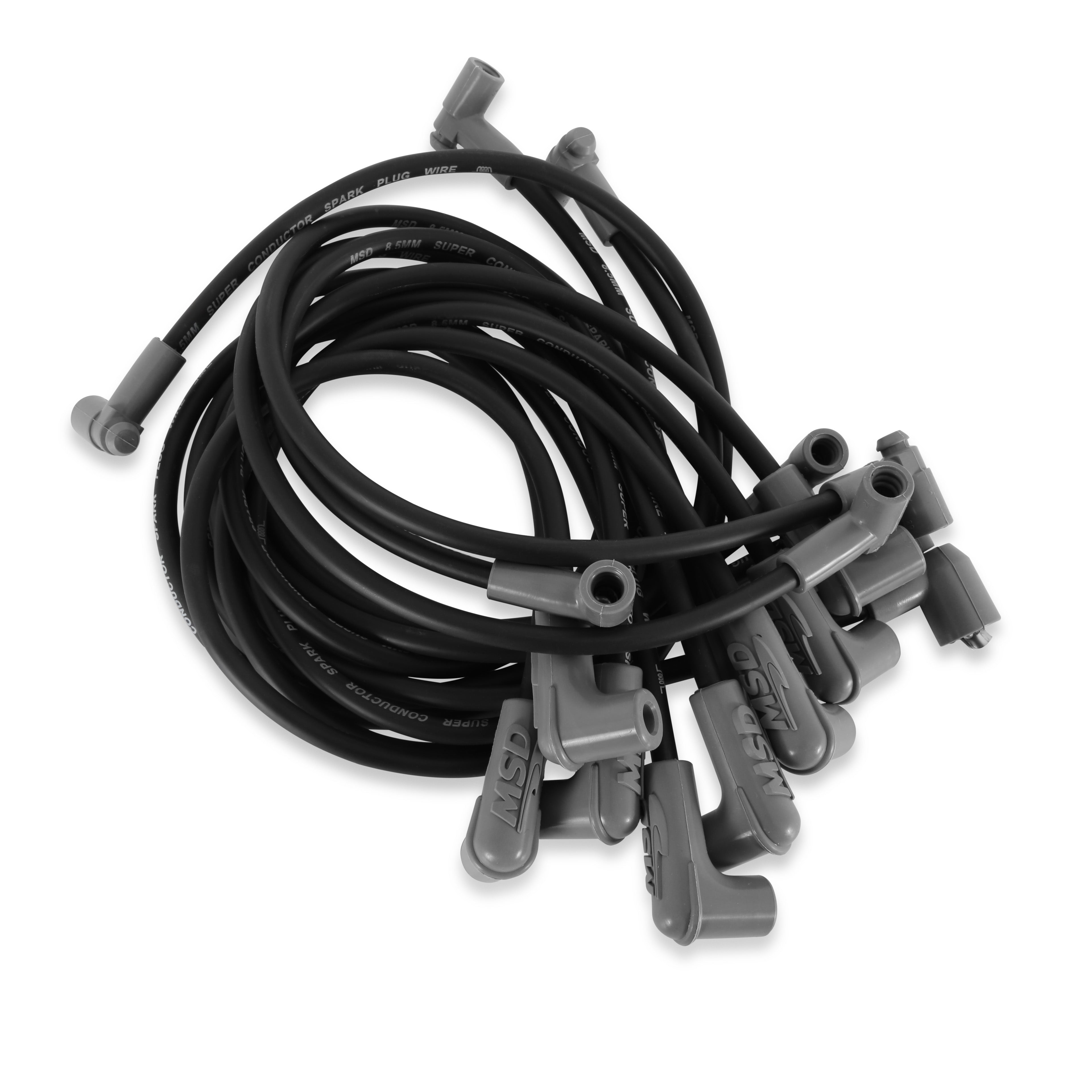 MSD Wire Set, SC Blk, BB Chevy For Use With HEI Tower Cap 35603 product image 1