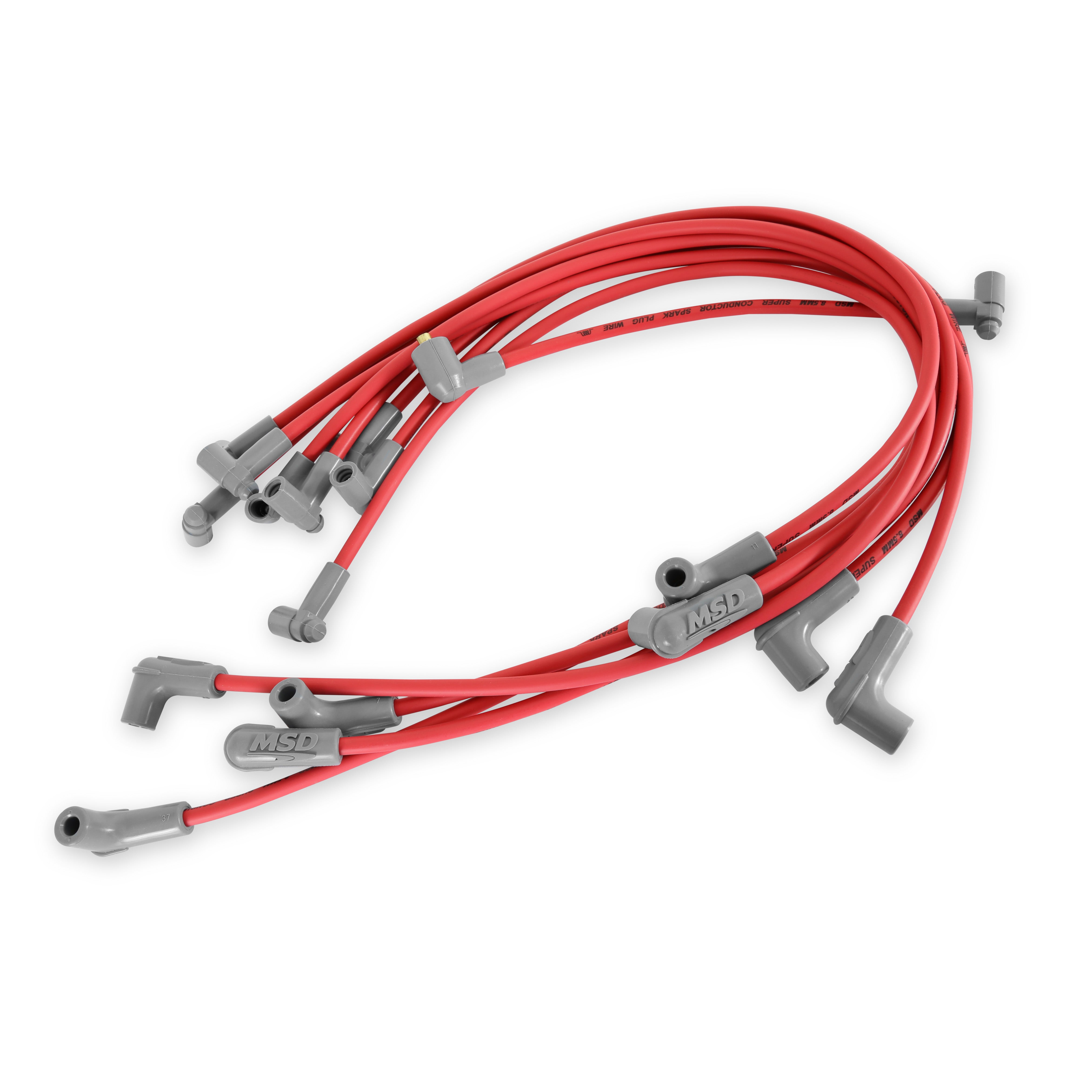 MSD Super Conductor Spark Plug Wire Set, Small Block Chevy W/hei Cap 35659 product image 2