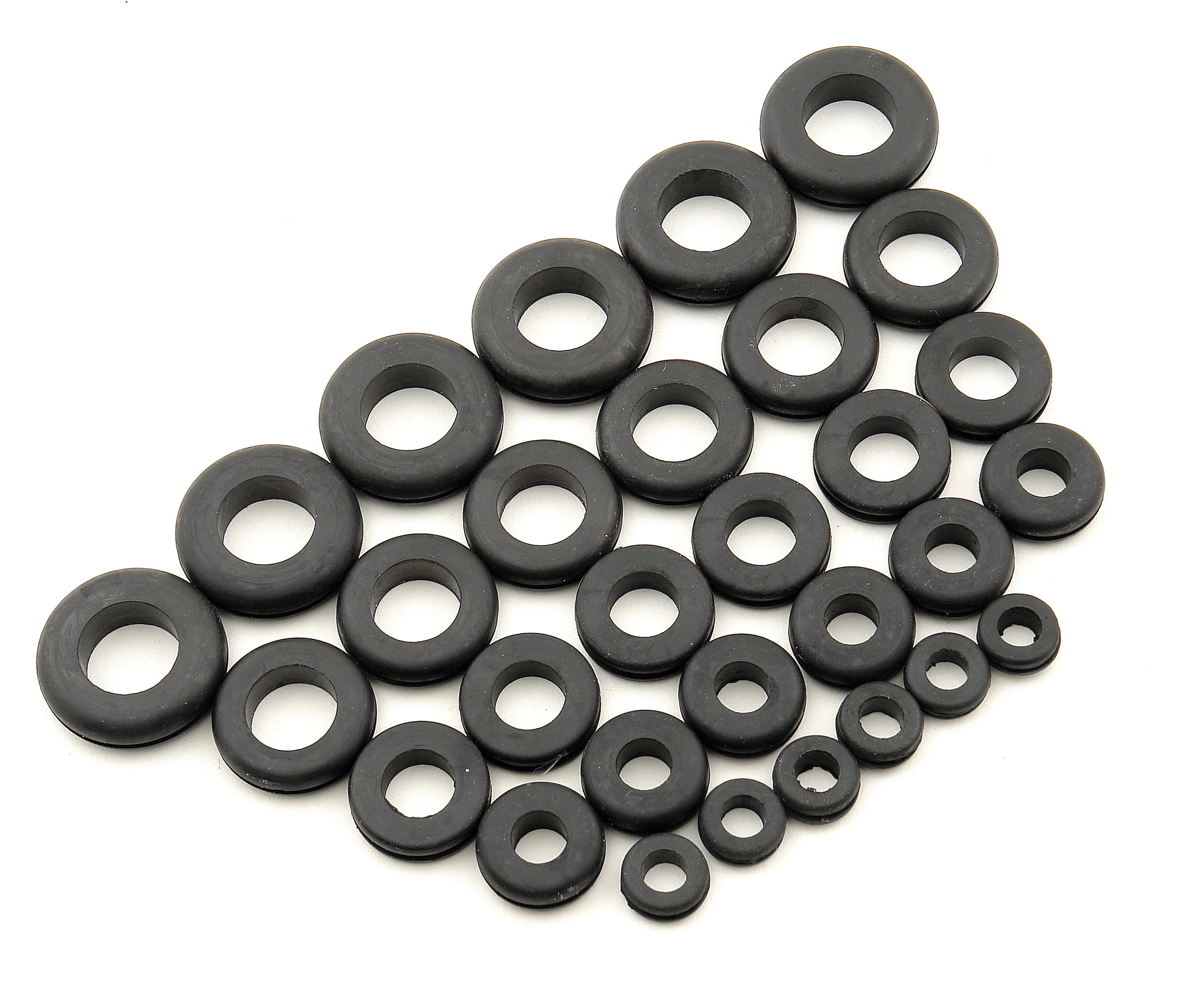 Mr Gasket Mr. Gasket Grommet Assortment - Rubber - Package of 30 3706 product image 1