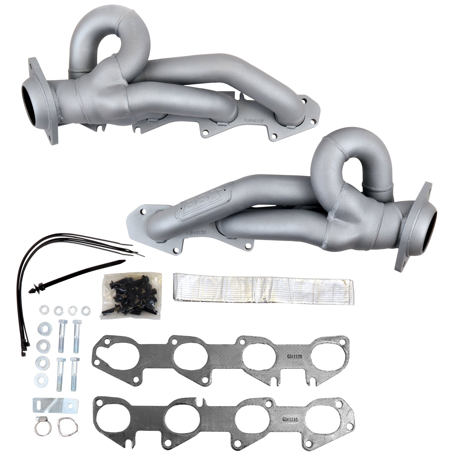 BBK Performance 4015 Titanium Ceramic Shorty Headers for 2019-2024 Dodge Ram 5.7L