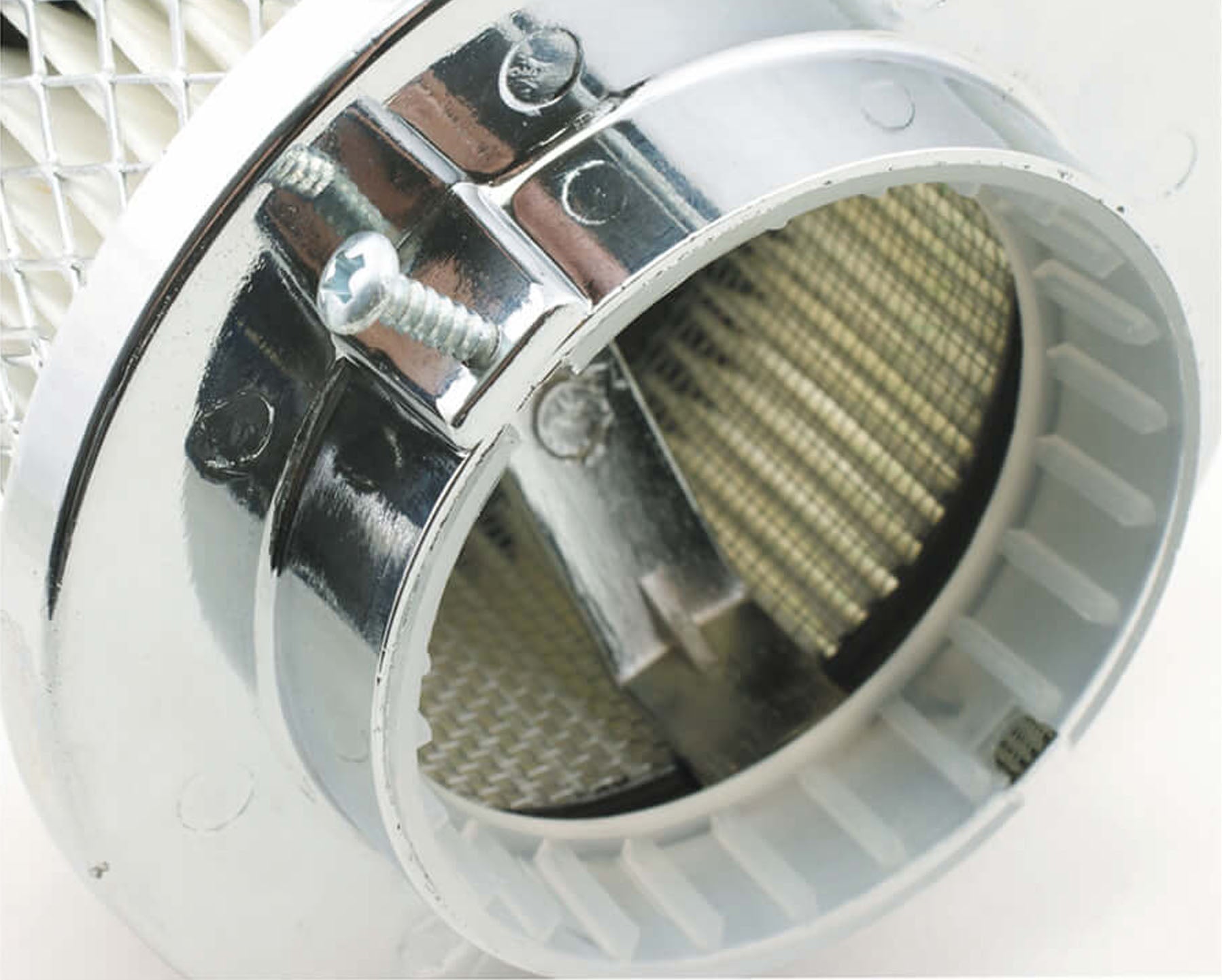 Mr Gasket Mr. Gasket Air Cleaner - Deep Dish - 4 Inch x 2 Inch - Chrome 4354 product image 4
