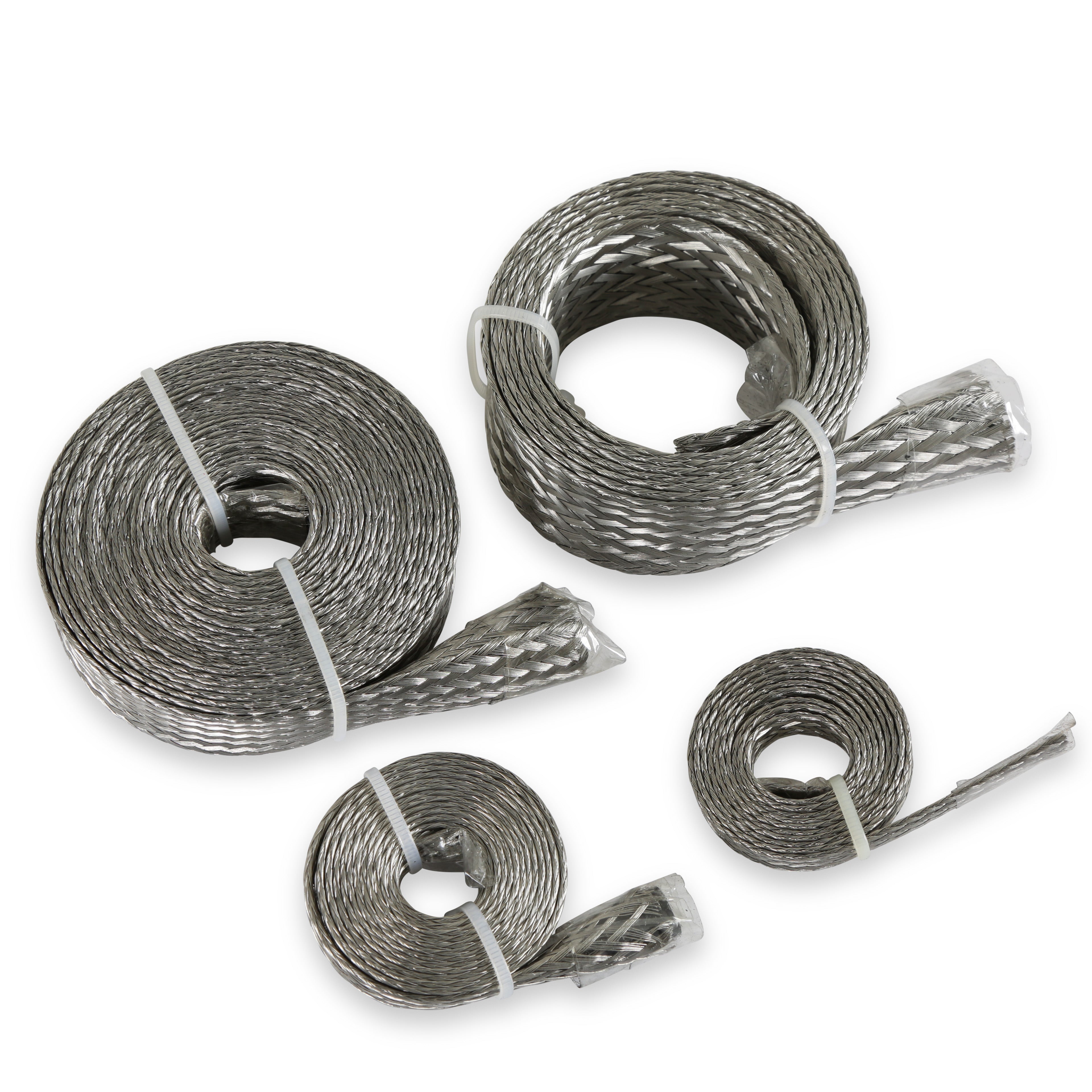 Mr Gasket Mr. Gasket Flex-braid Hose Sleeve Kit - Silver Gasket Set 8092 product image 2