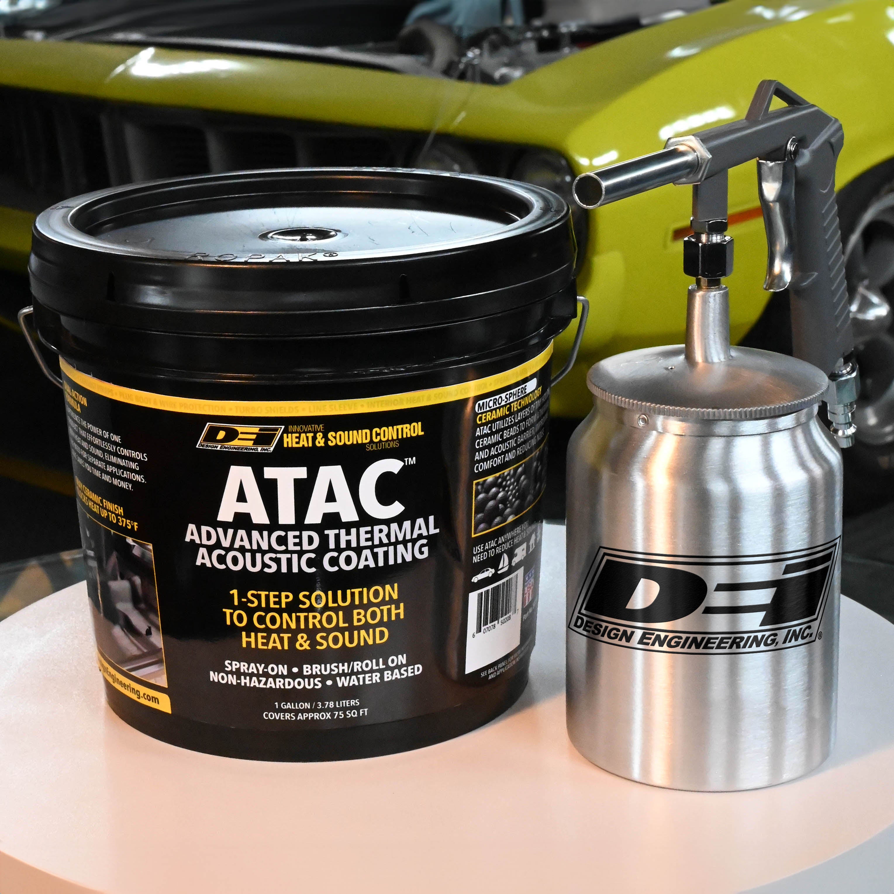 Design Engineering ATAC Thermal Acoustic Coating 1 Gallon Sound Dampening Spray 50208