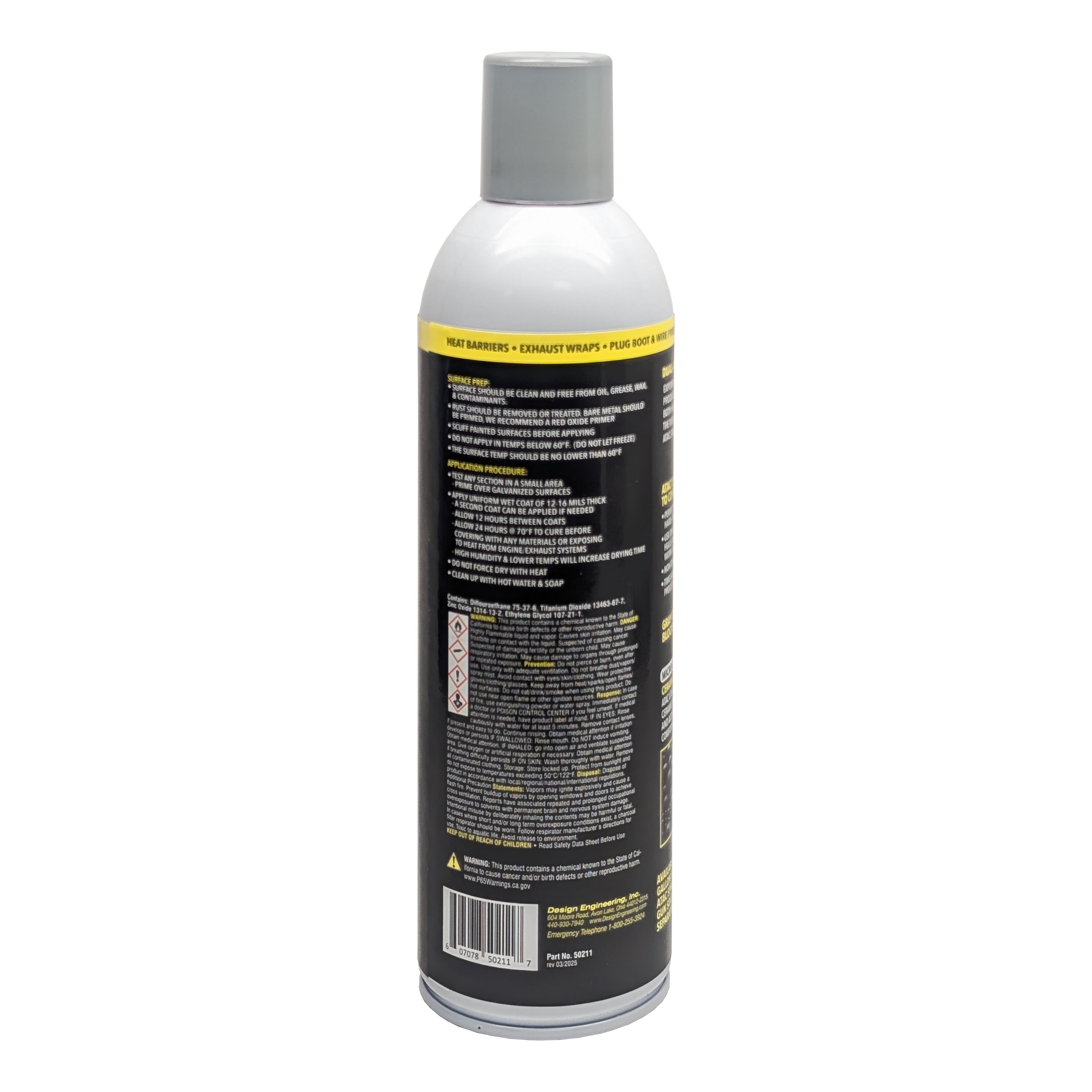 Design Engineering One 15 oz. can of ATAC Spray-On. Sound Dampening Spray 50211