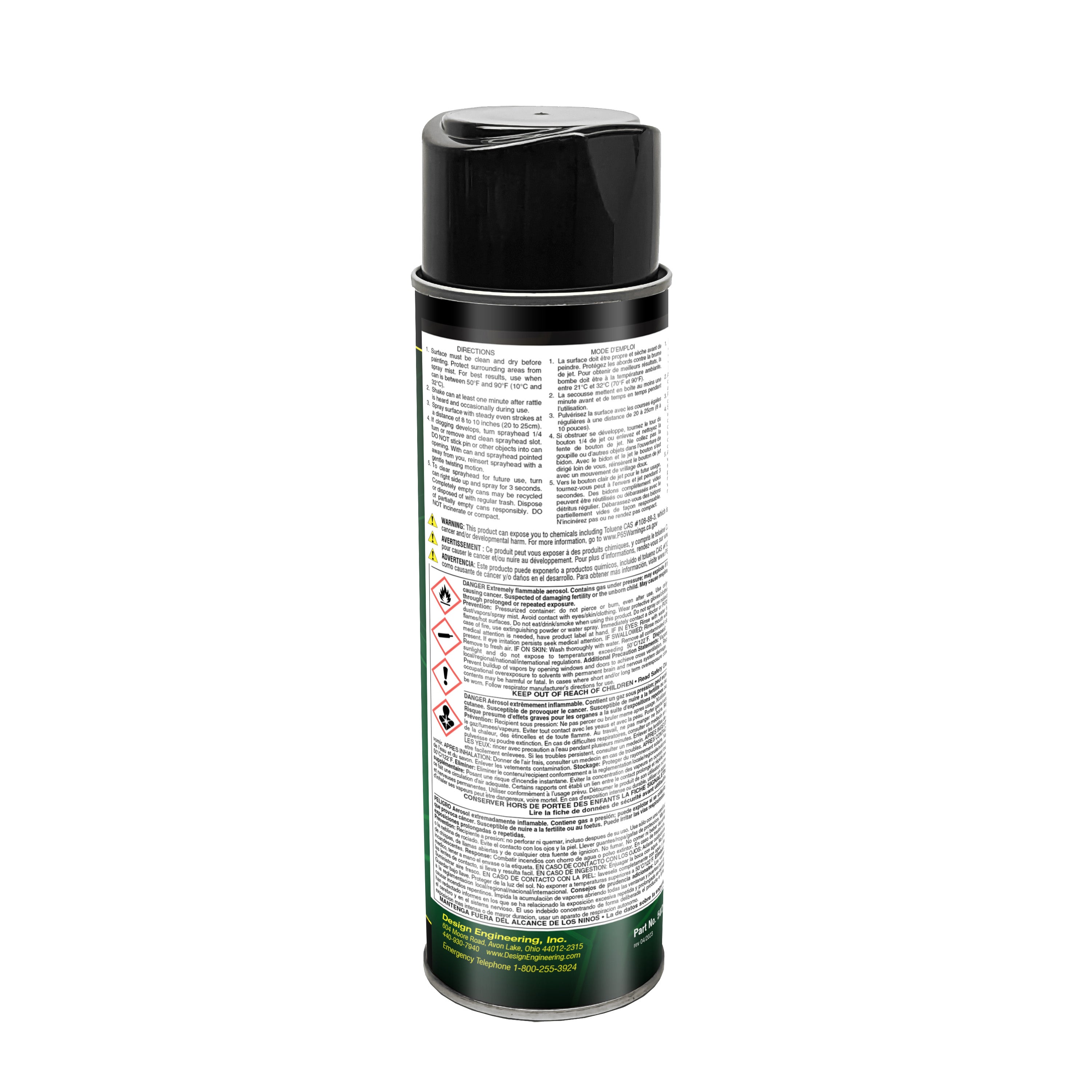 Design Engineering One 18 oz can of vibration damping spray. Spray Adhesive 50220