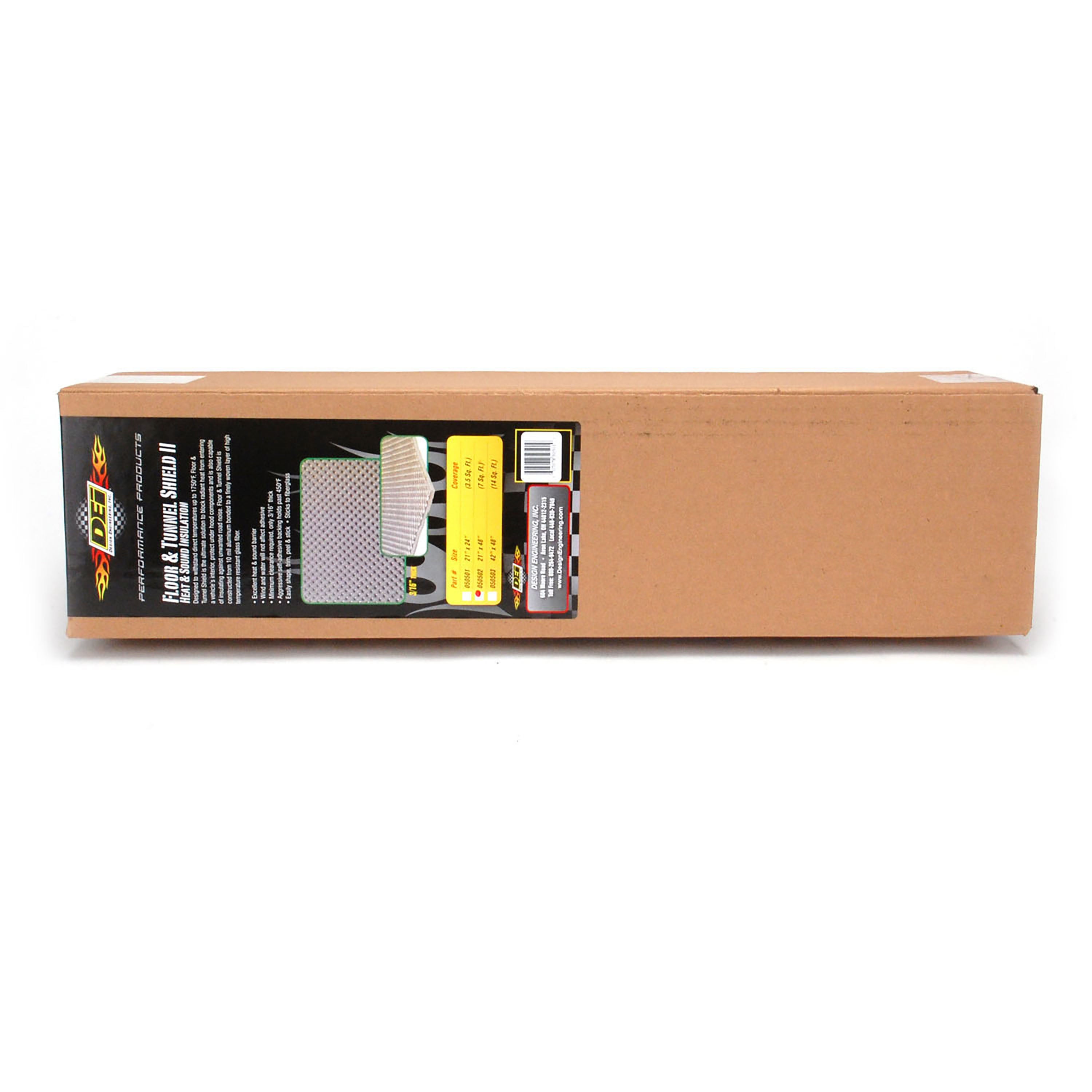 Design Engineering One 21 inch by 48 inch sheet of Floor & Tunnel Shield. Multi-Purpose Heat Shield