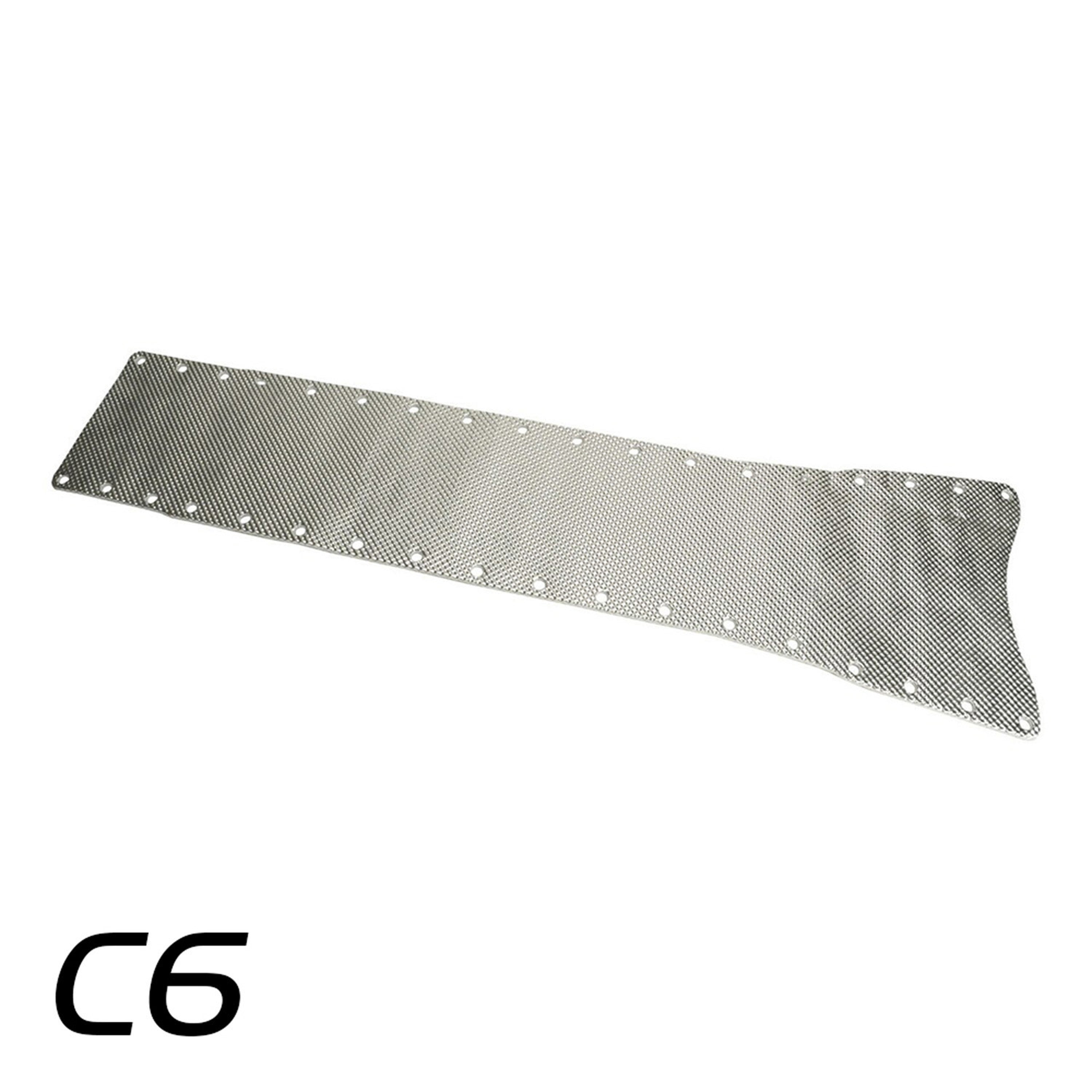 Design Engineering Transmission Tunnel Plate Shield Chevy Corvette C6 Flywheel Scatter Shield 50526