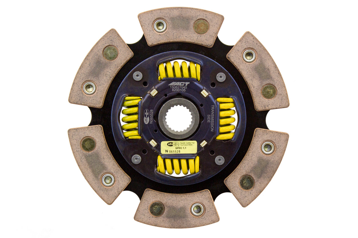 Advanced Clutch 6200105 6-Pad Sprung Race Clutch Disc