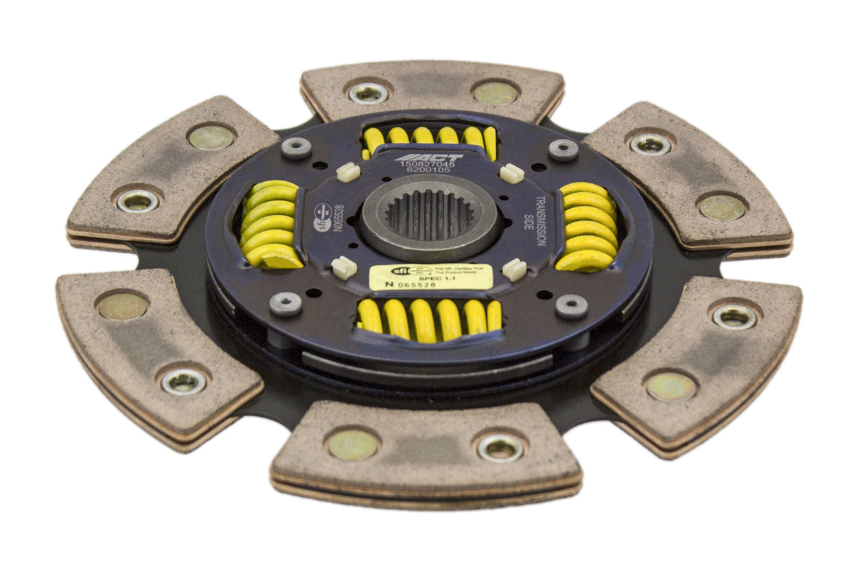Advanced Clutch 6200105 6-Pad Sprung Race Clutch Disc