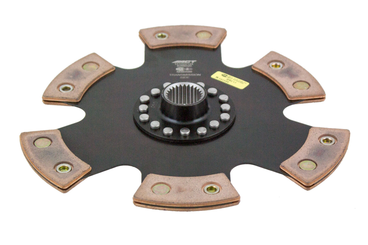 Advanced Clutch 6266020 6-Pad Rigid Ceramic Race Clutch Disc