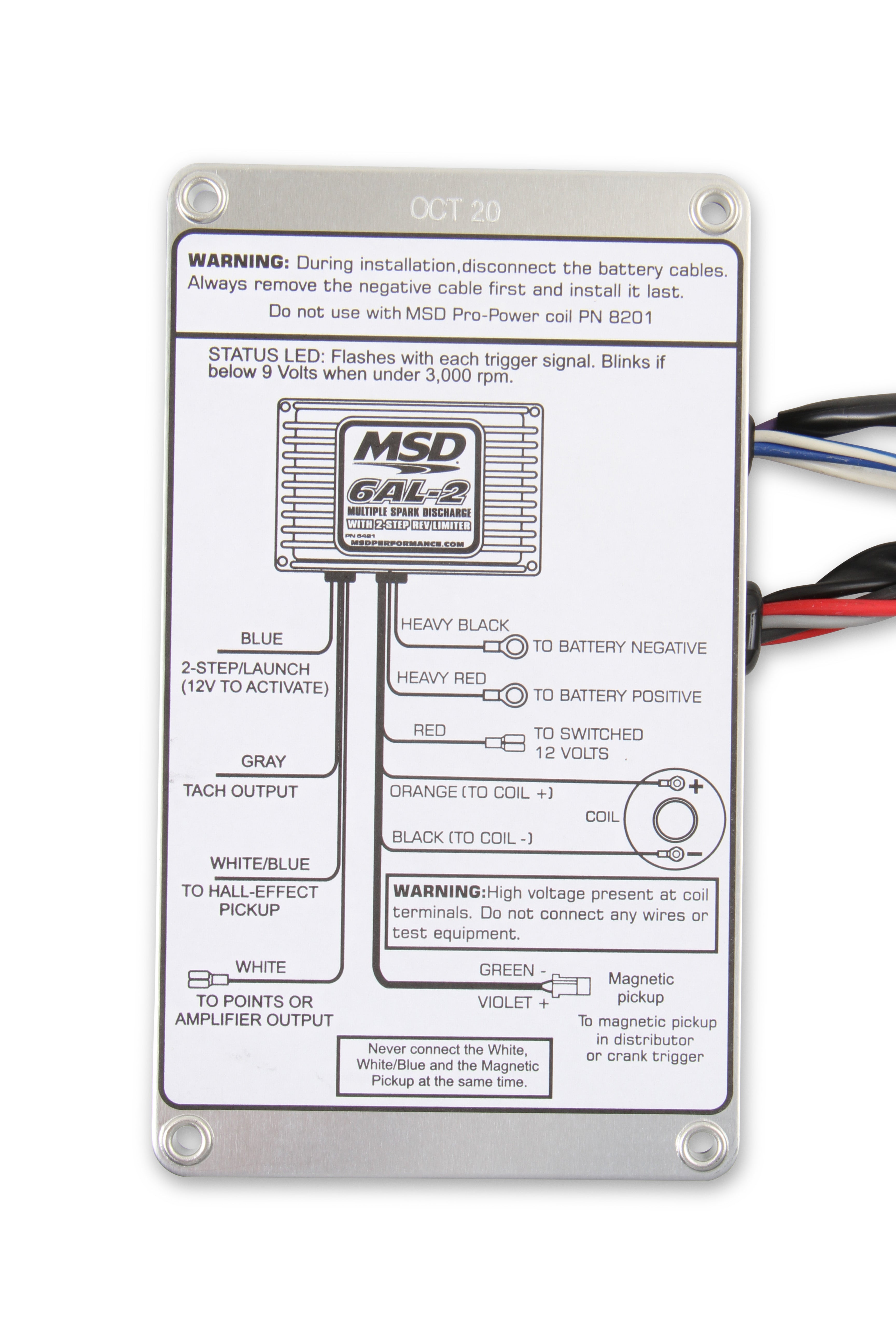 MSD Universal - Built-in 2 Step Rev-limiter - Rotary Dials 64213 product image 5