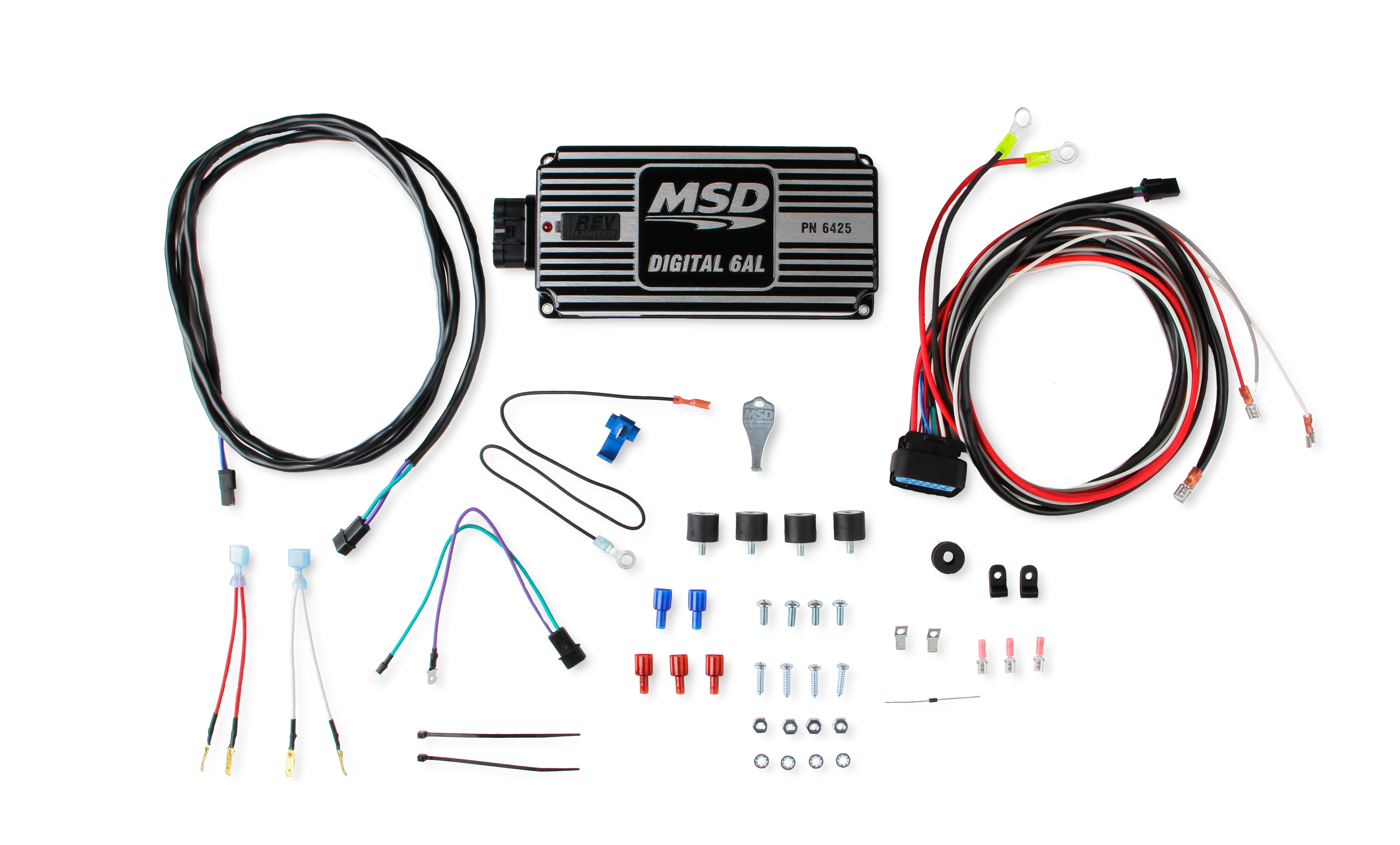 MSD Digital 6AL Ignition Control Module 64253 Black Rev Limiter Universal product image 2