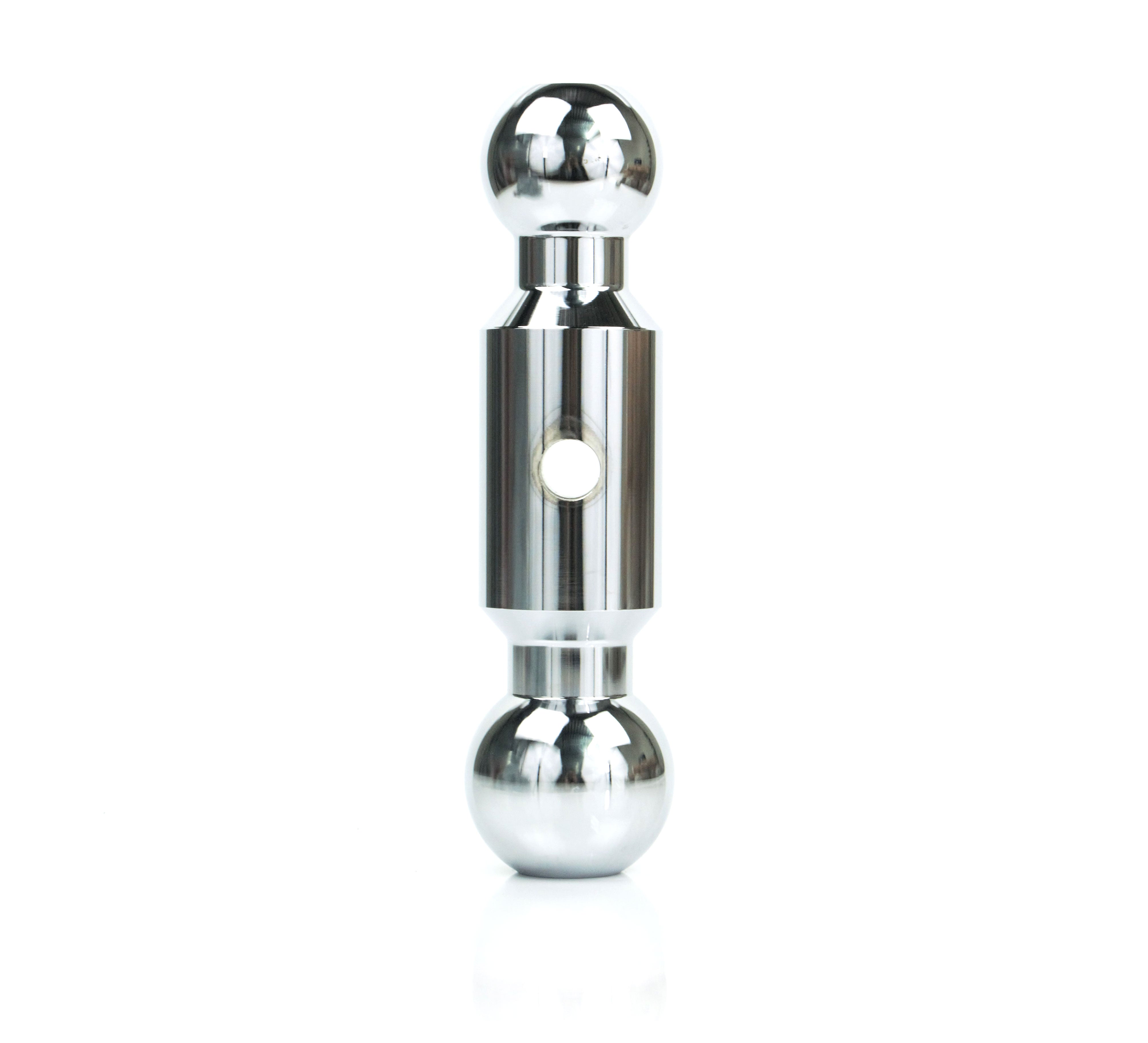 Weigh Safe TB09 180 Hitch Chrome 1-7/8"-2" Combo Ball Trailer Hitch Ball