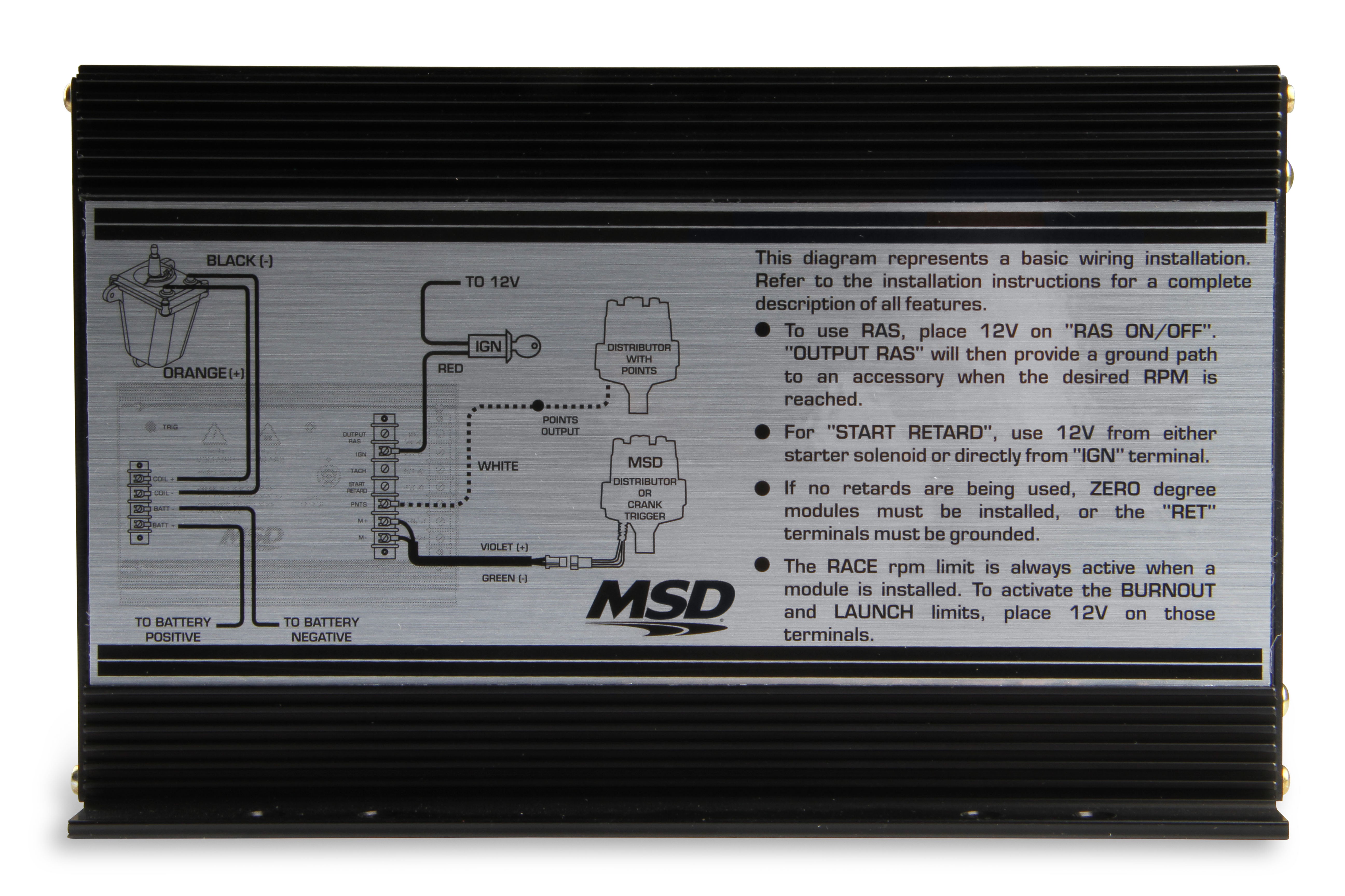 MSD 7AL-3 Ignition Control Ignition Control Module 7330 product image 6