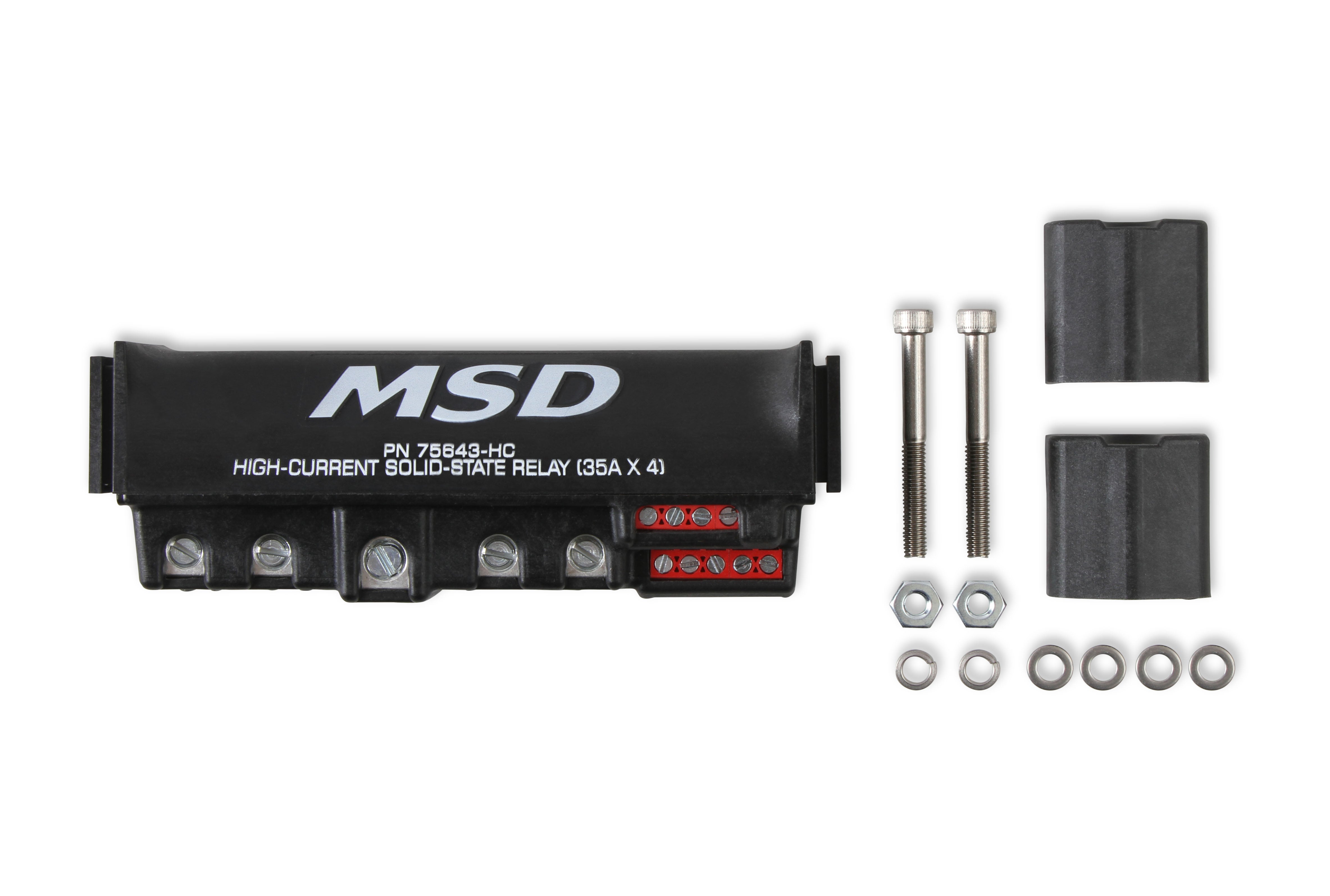 MSD High-current Solid-state Relay 35 Amp Per Channel up to 140 Amp Continuous 75643-HC product image 1
