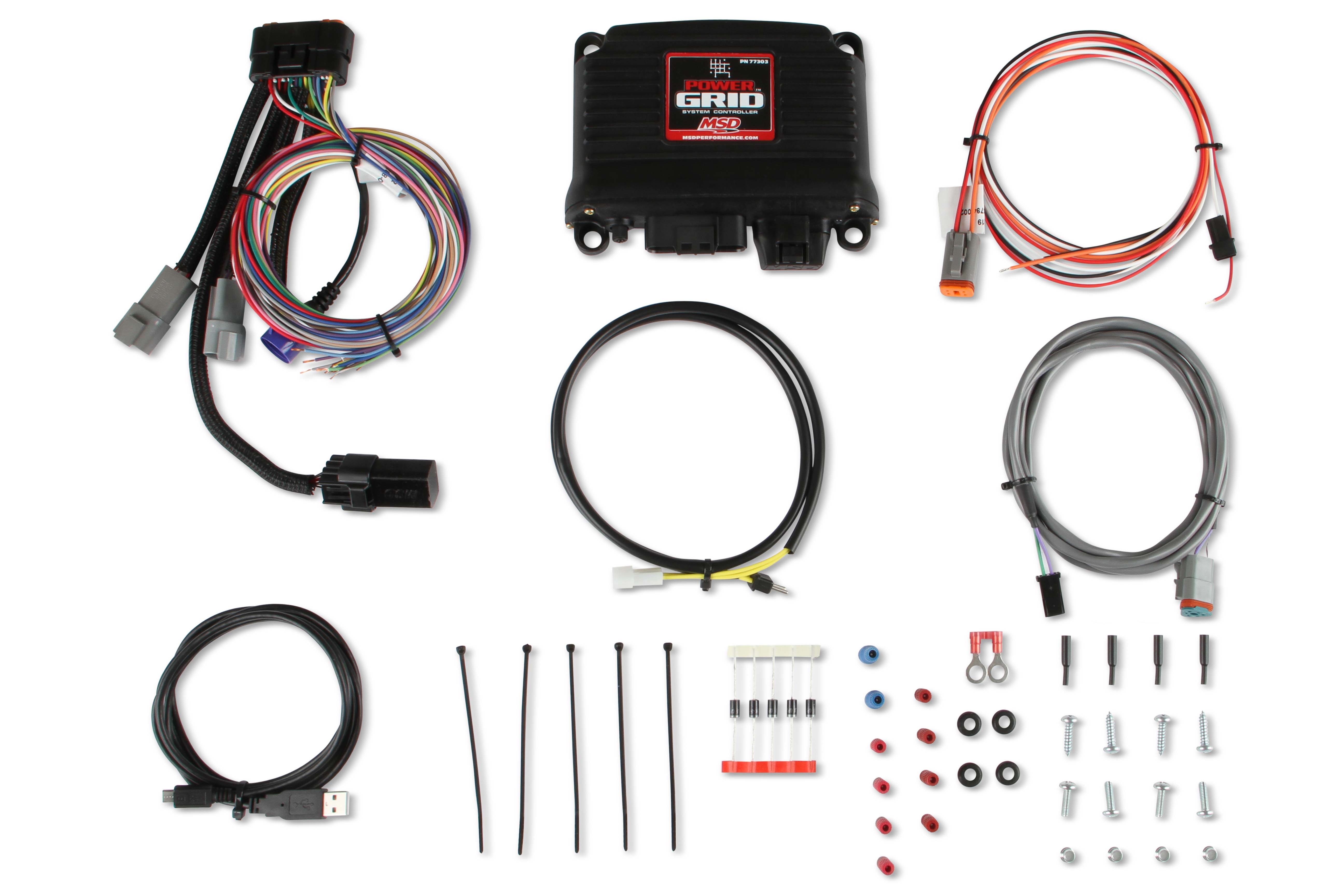 MSD Power Grid System - Controller Only - Black Ignition Control Module 77303 product image 2