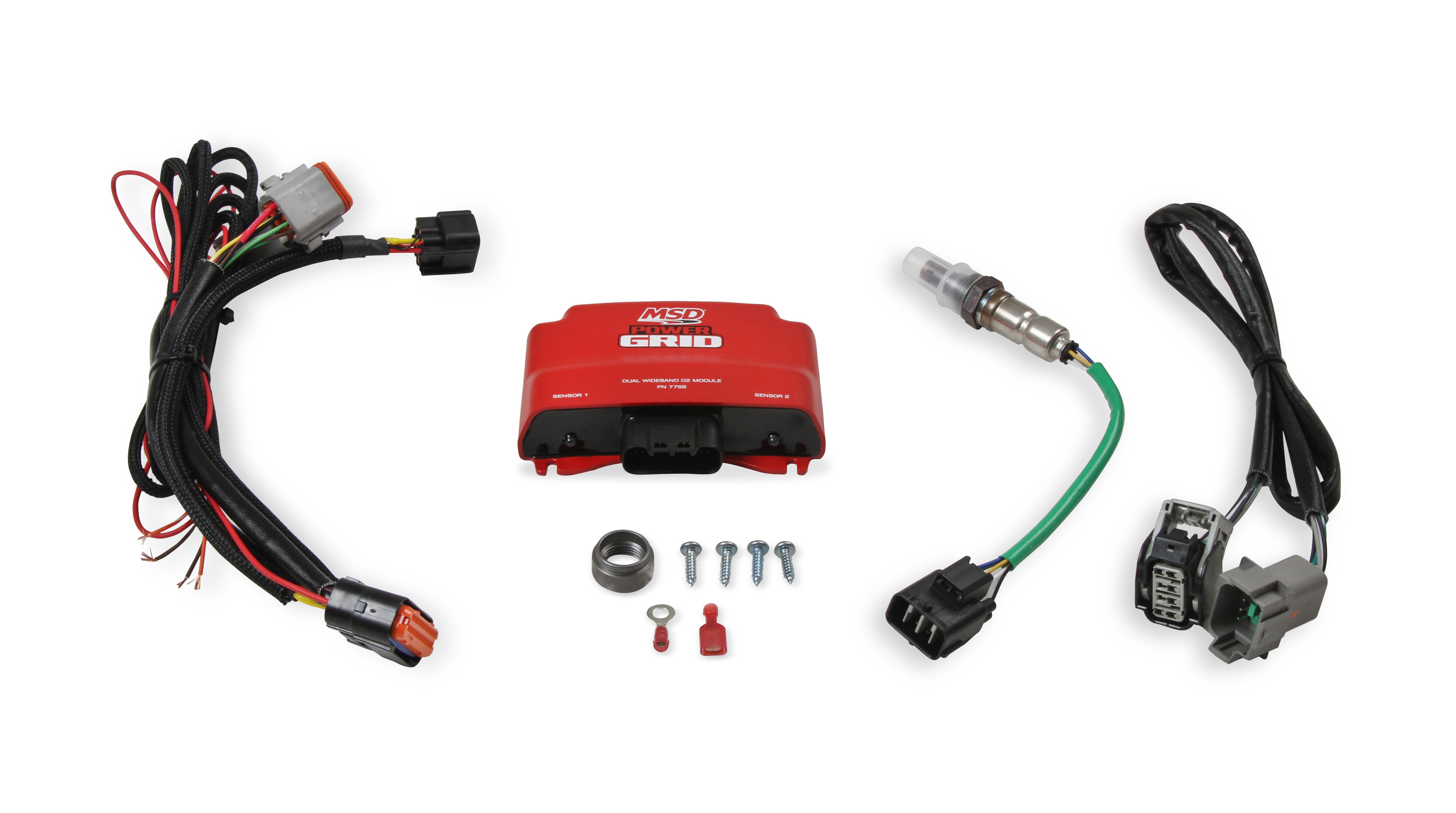 MSD Power Grid Dual NTK Wide Band O2 Module Ignition Accessory 7766 product image 2