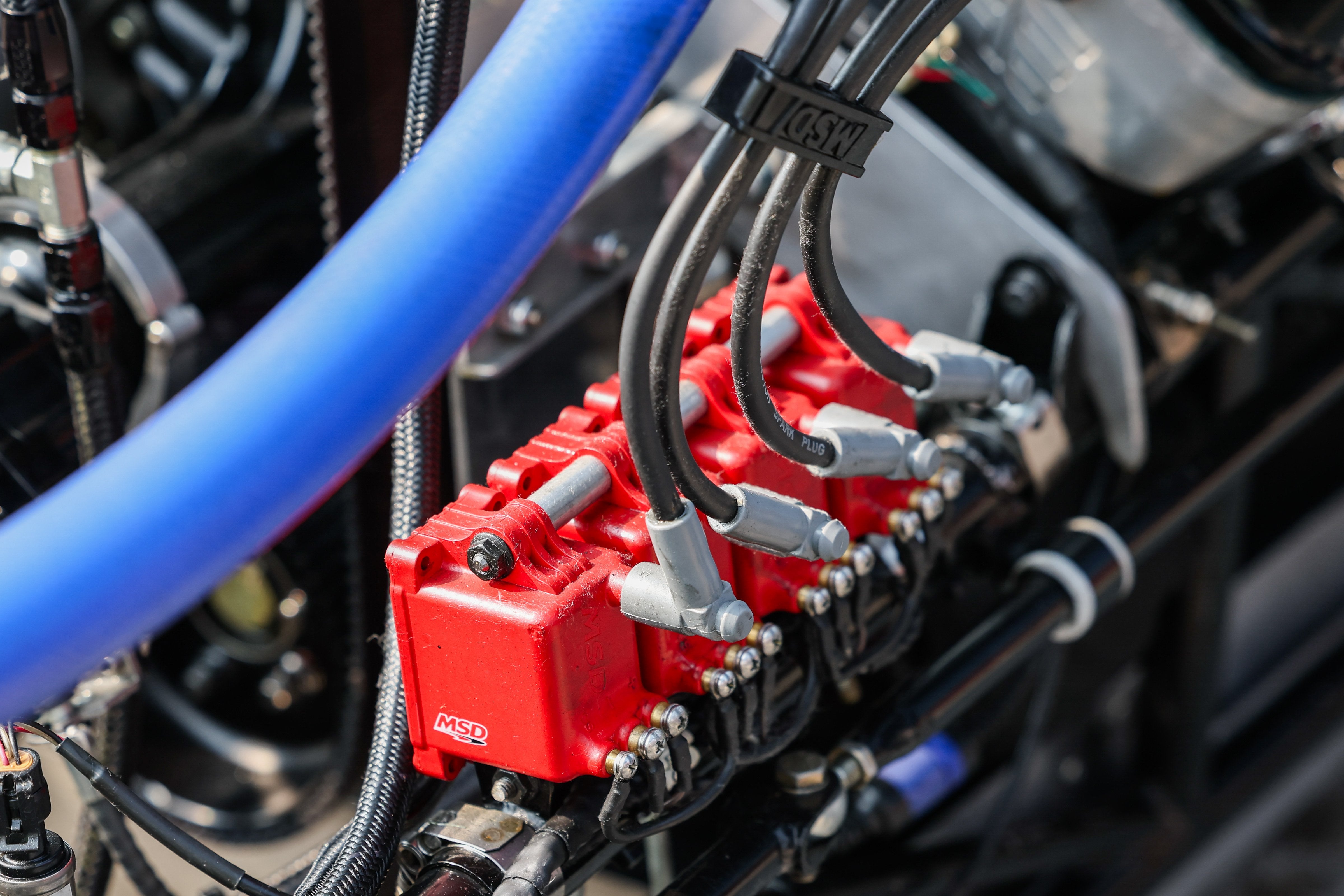 MSD PRO 600 CDI Ignition And Coil Kit - Red Coils Ignition Control Module 8000-8HO product image 2