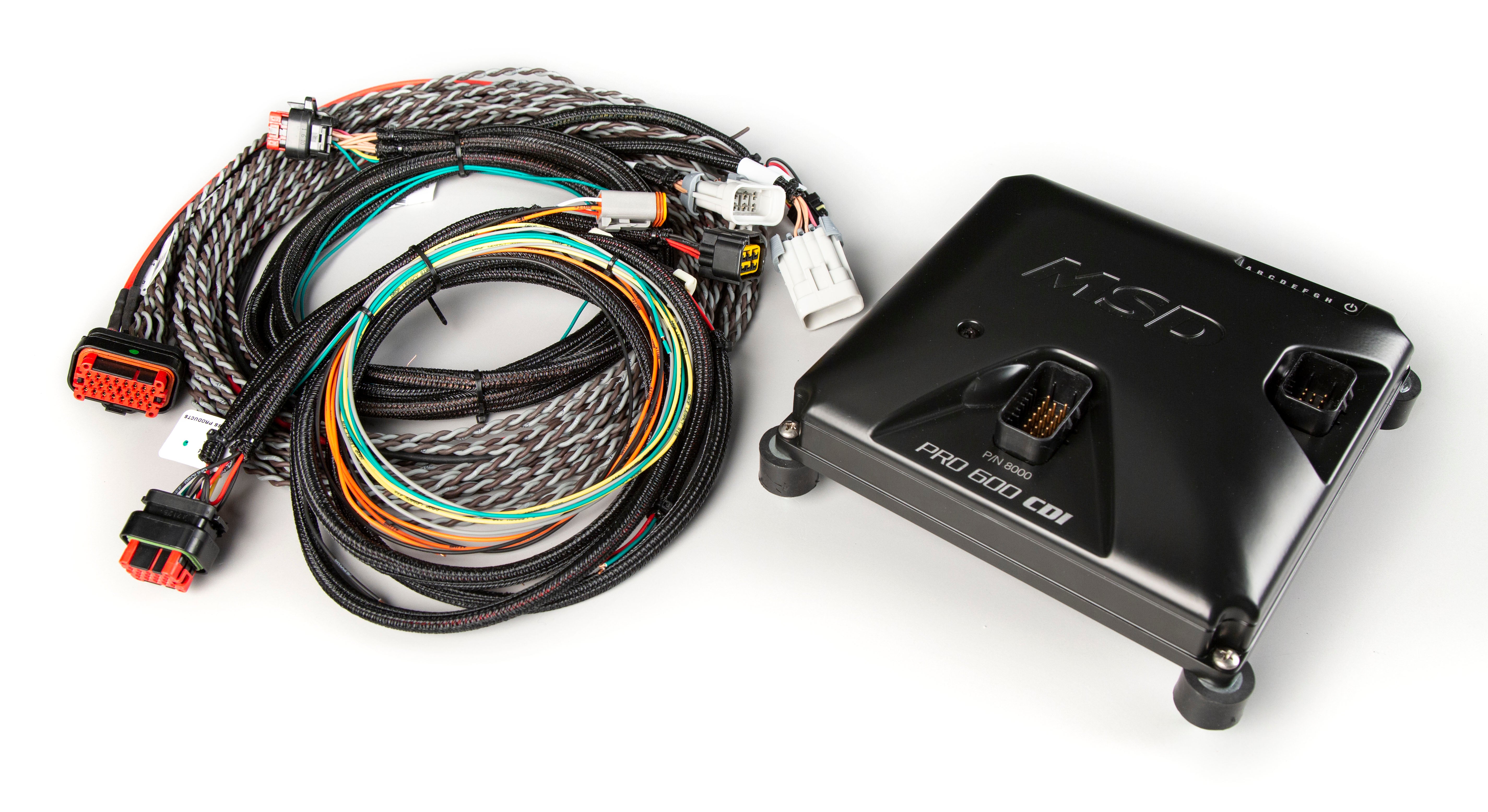 MSD PRO 600 CDI Ignition And Coil Kit - Black Coils 80003-8HO product image 2