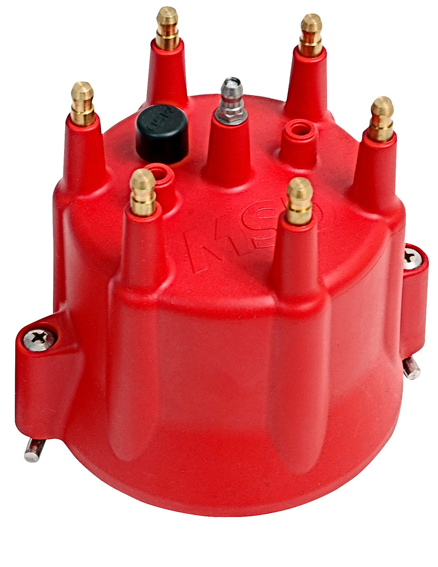 Chevy MSD 6 Cylinder HEI Distributor Cap W/retainer 8014 product image 2
