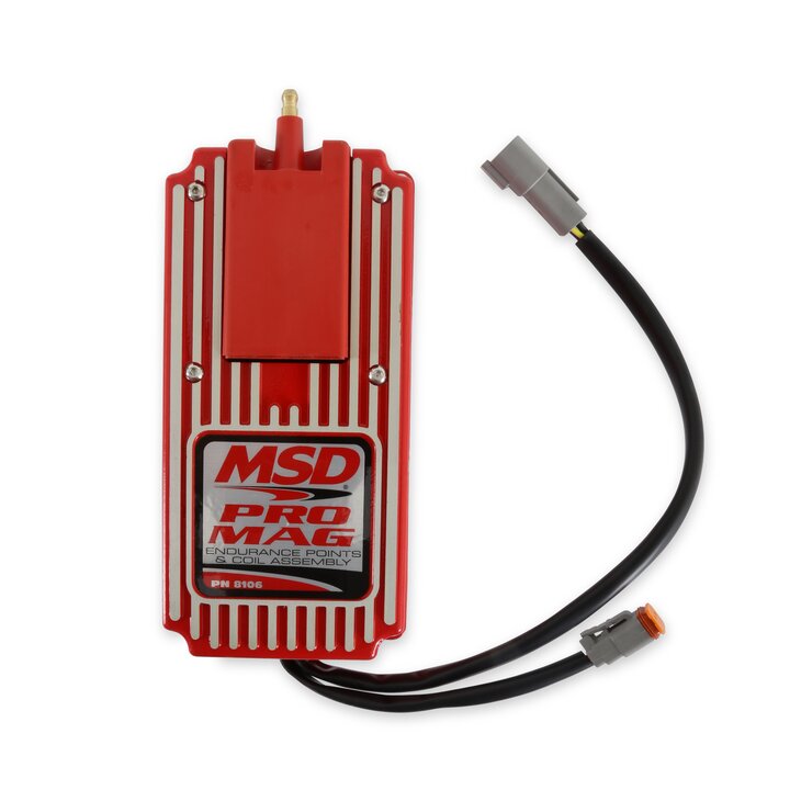 MSD Pro Mag 12/20 Amp Electronic Points Box, Red Ignition Control Module 8106 product image 2