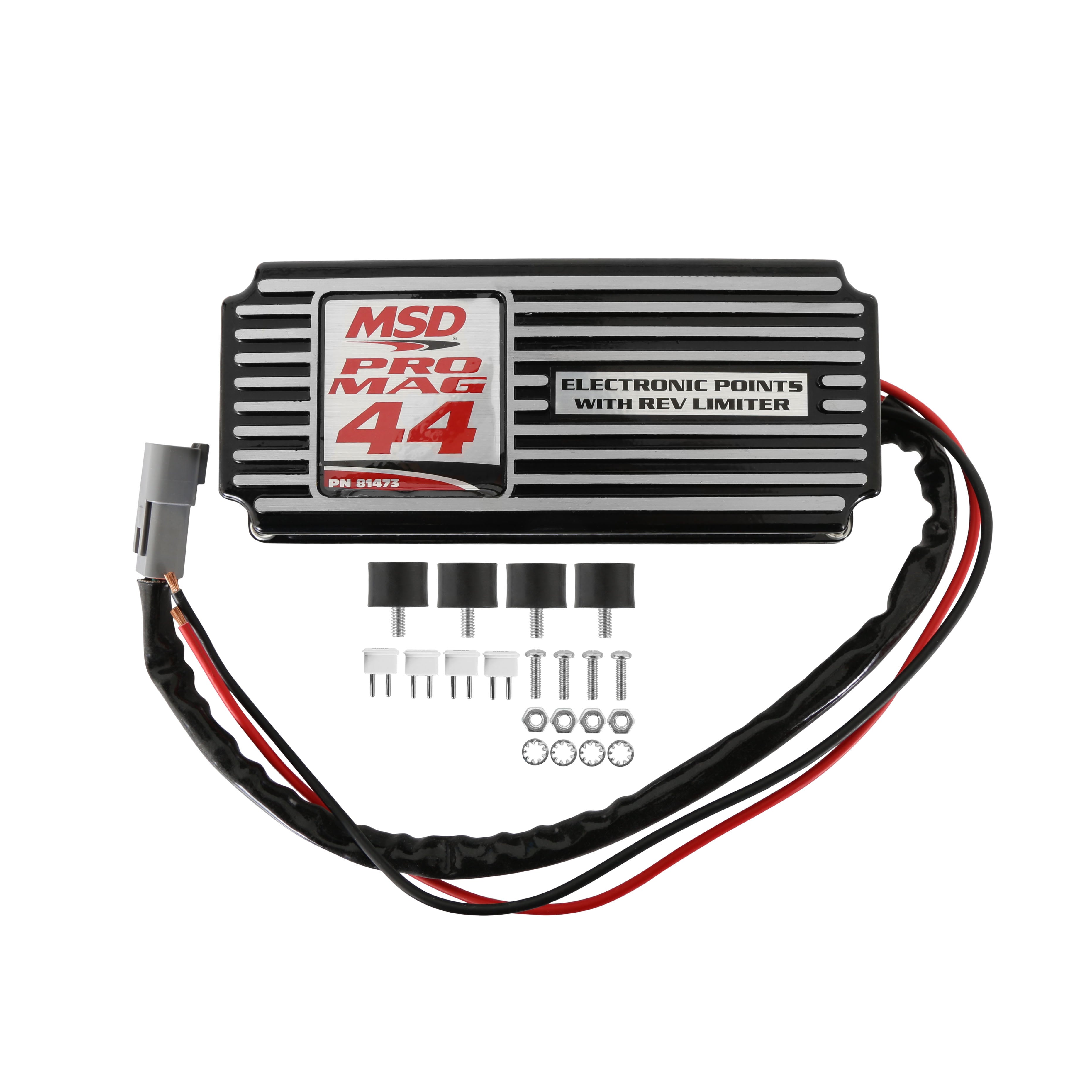 MSD Pro Mag 44 Amp Electronic Points Box - Black Ignition Control Module 81473 product image 2