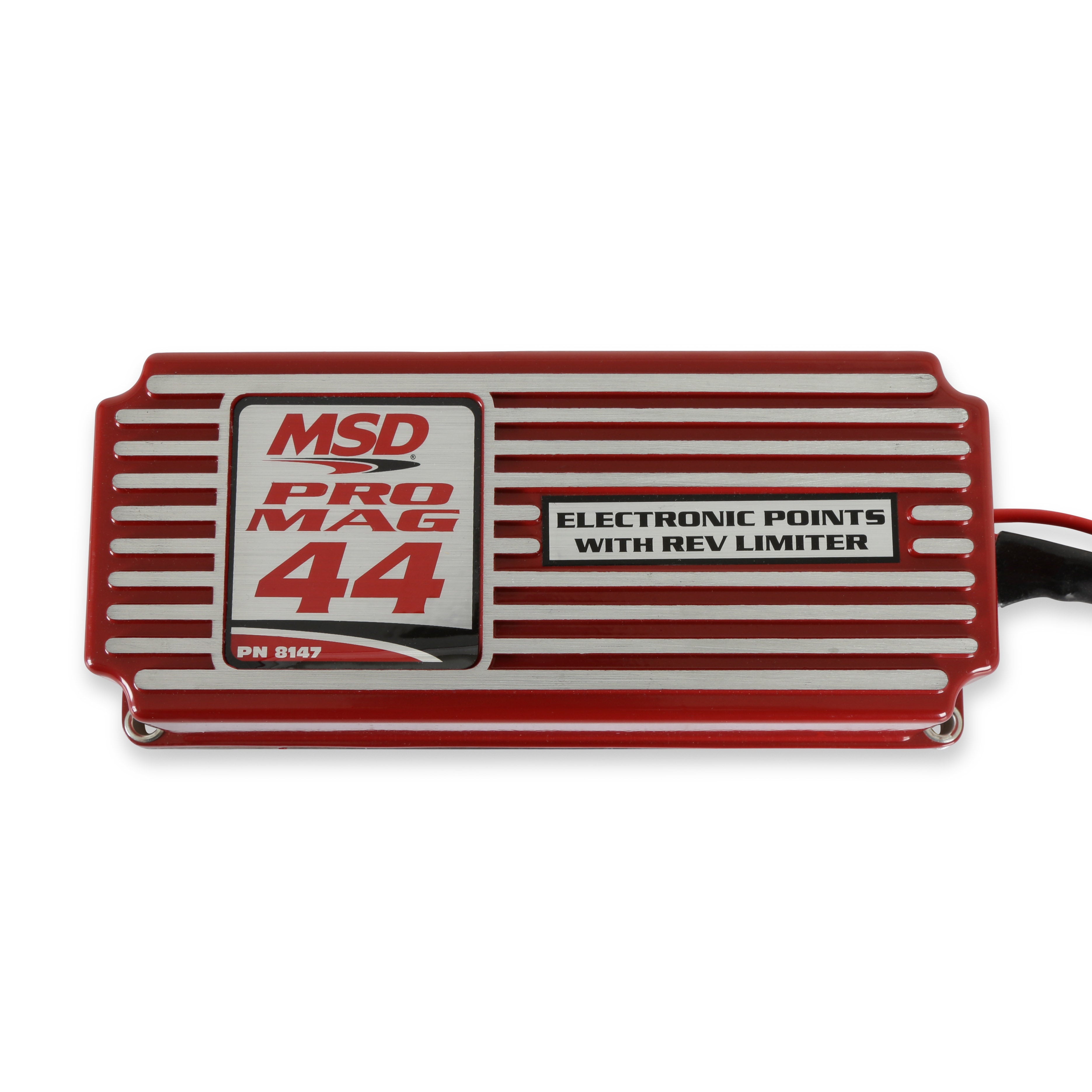 MSD Pro Mag 44 Amp Electronic Points Box - Red Ignition Control Module 8147 product image 3
