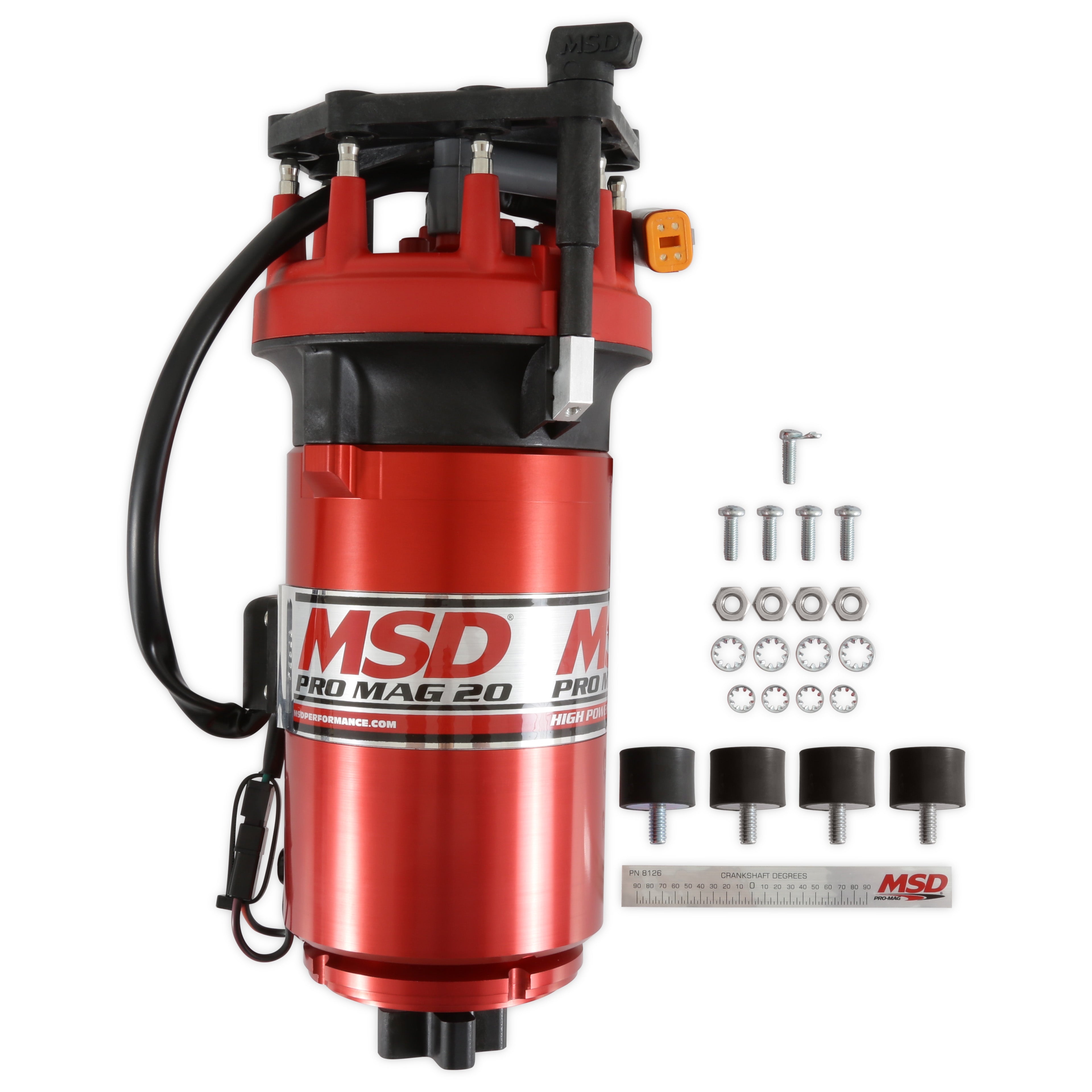 MSD Pro Mag 20 Amp Generator, CW Rotation, Band Clamp Distributor 81502 product image 6