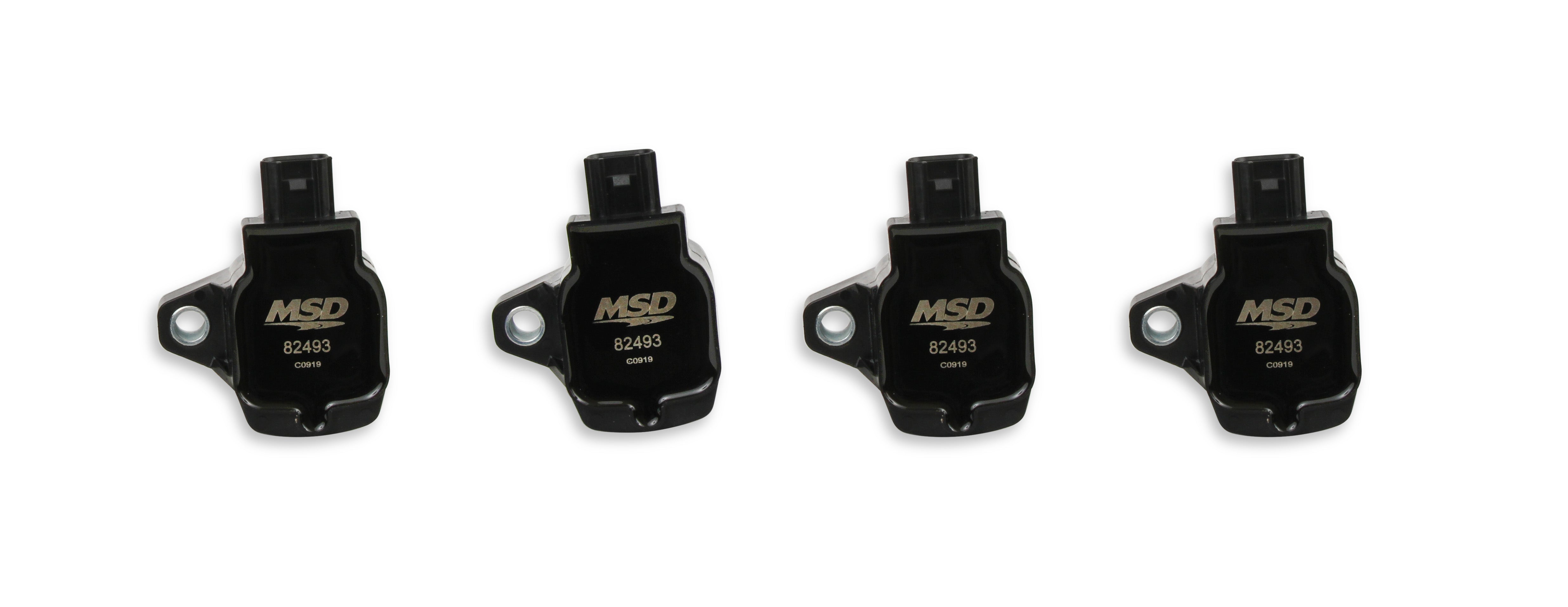 MSD Ignition Coil - Blaster Series-honda 1.5L/2.0L/2.0L Turbo 4-cyl-Black-4-Pack 824943 product image 2