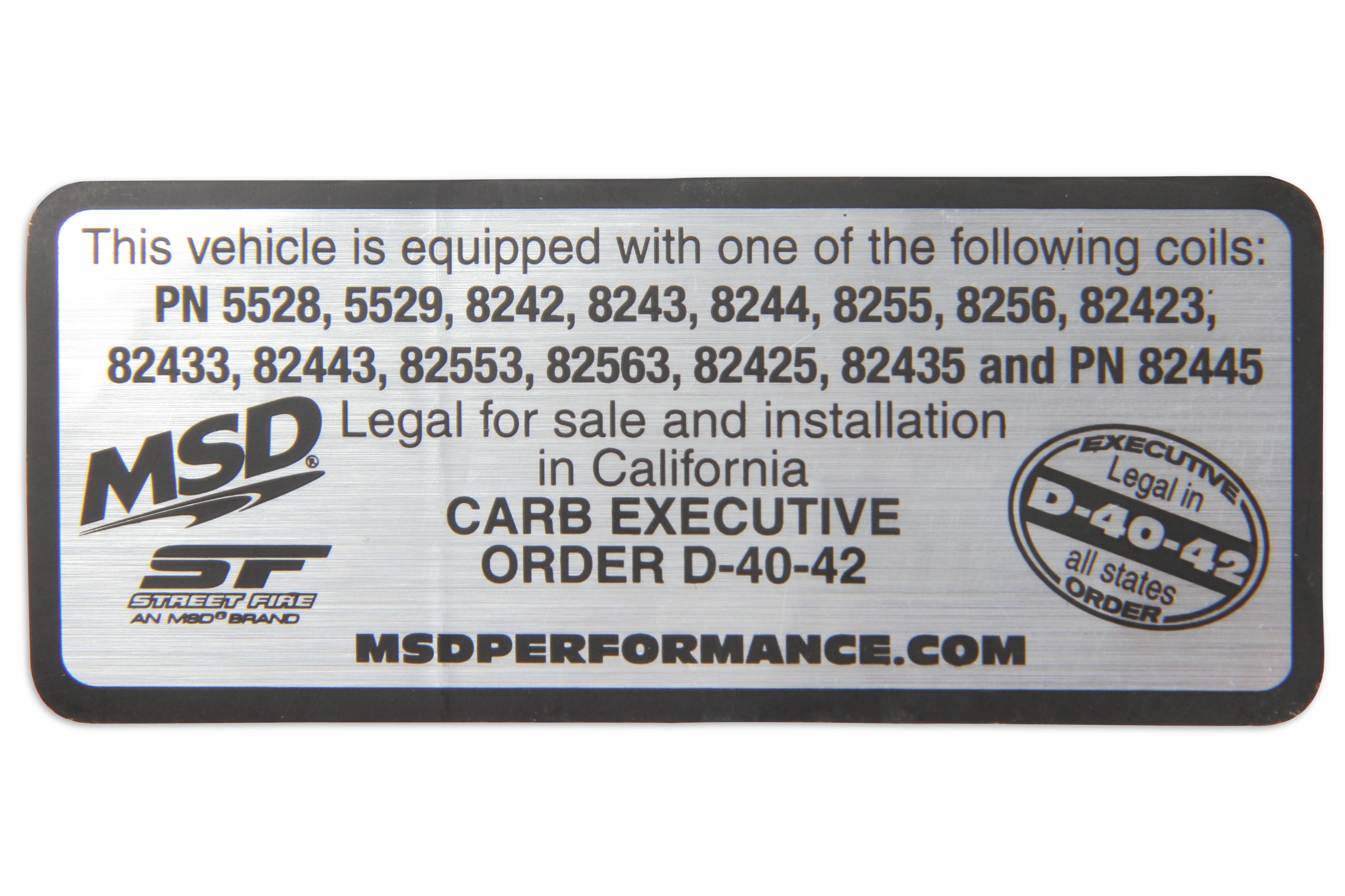 MSD Blaster Ignition Coil - Gen III HEMI 05-24 - Black - 8-Pack 5.7/6.1/6.2/6.4 825583 product image 13