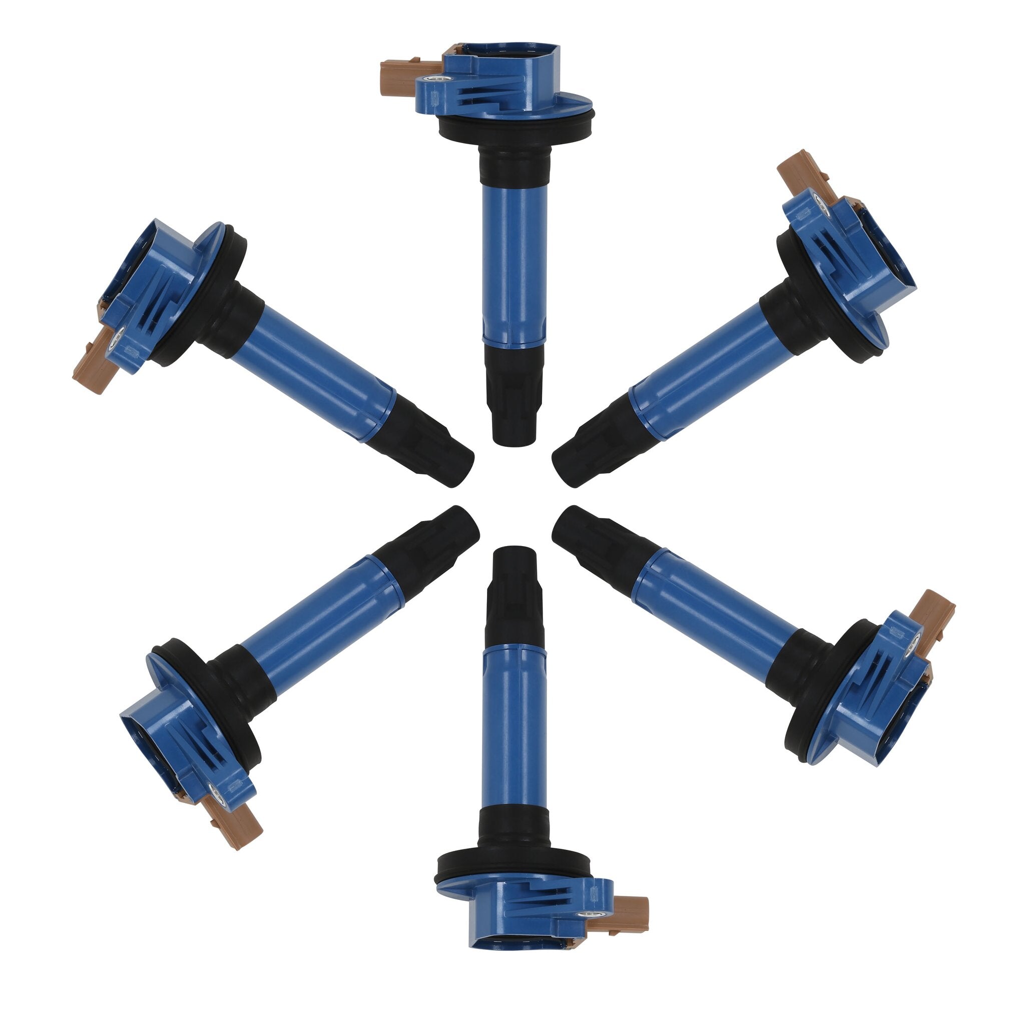 MSD Ignition Coil - Ford Ecoboost - 3.5L V6 - 3-Pin Connector - Blue - 6-Pack 825765 product image 6