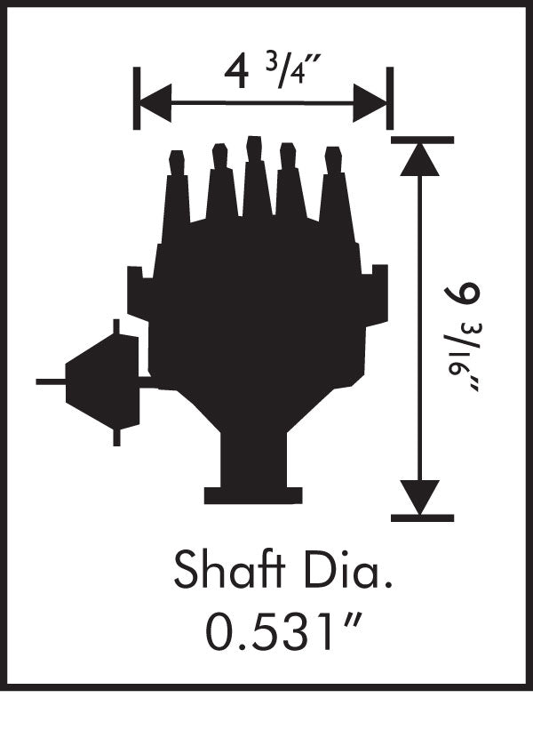 MSD Ready-to-run With Rev Limiter. May Hit Firewall Seam on 57-59 Full Size Cars 8383 product image 6