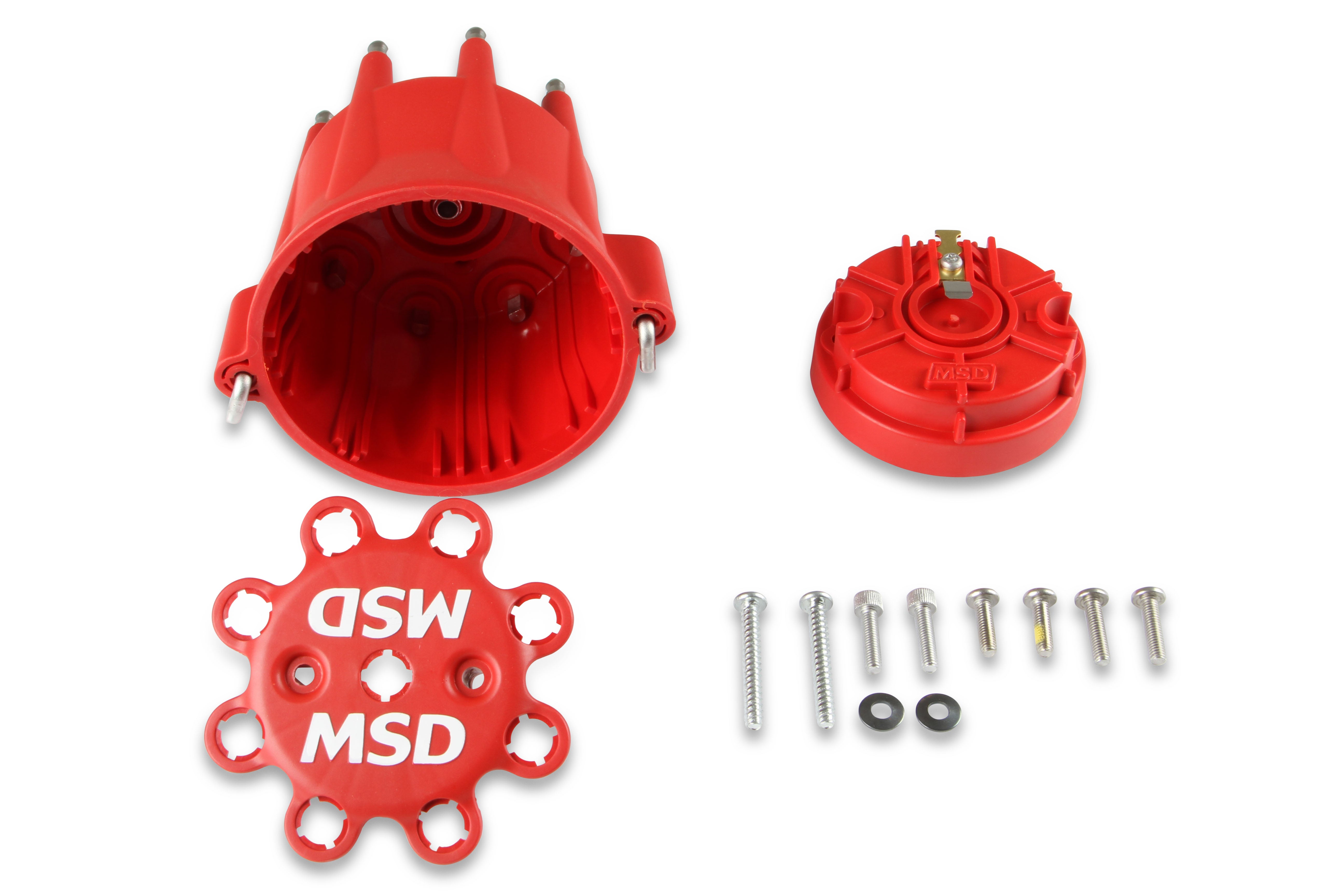 MSD 84335 Distributor Cap And Rotor Kit Cap 8433 Rotor 8467 Universal MSD V8 product image 2