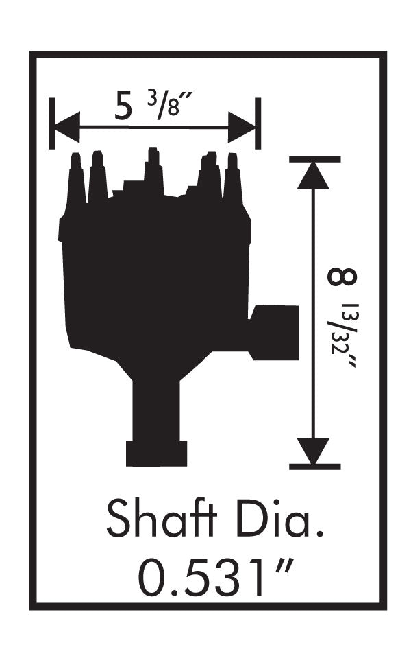 MSD Distributor, Ford 5.0L Mustang, 1994-95, no Module 8455 product image 7