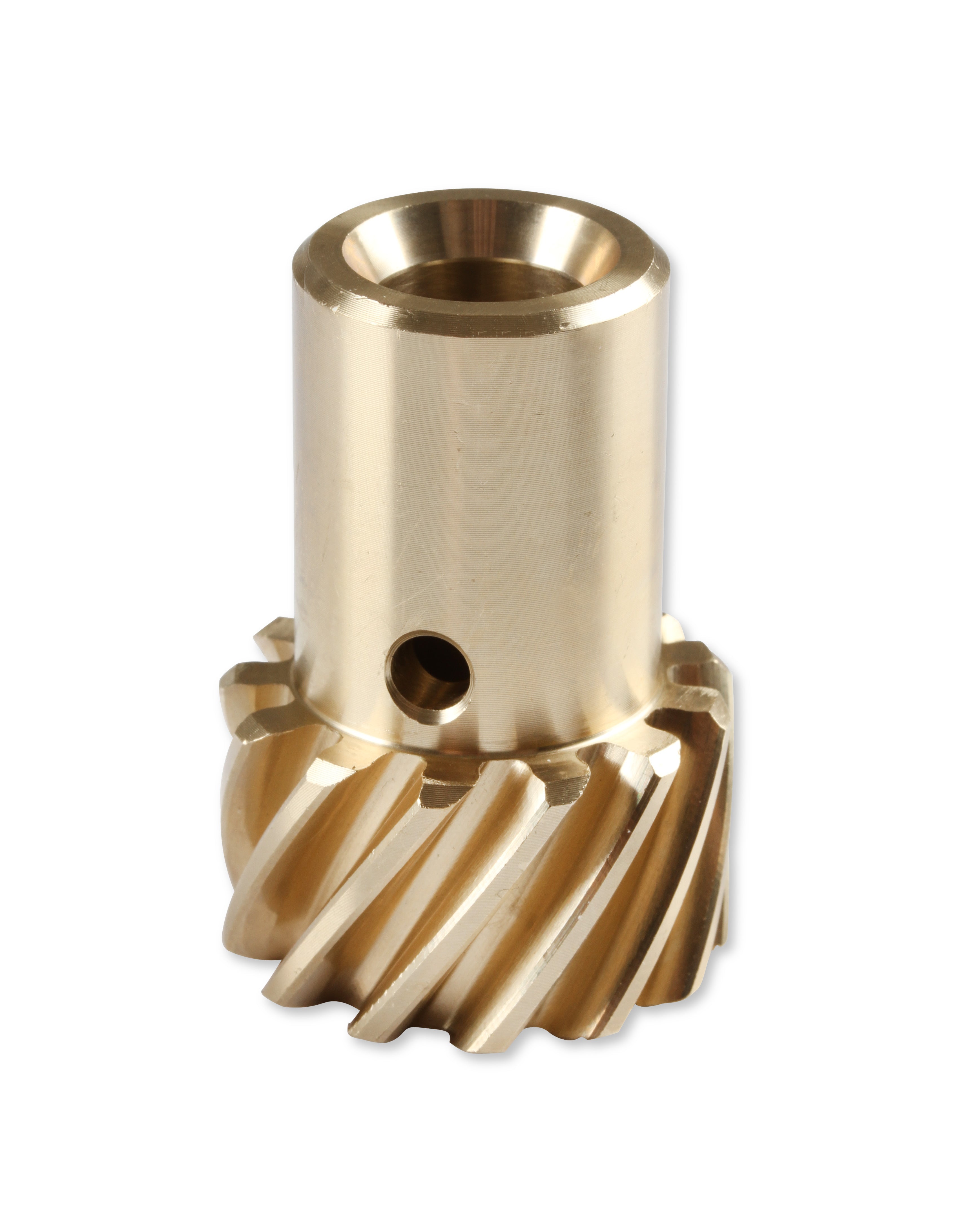 MSD Bronze Distributor Drive Gear 8471 0.500 in ID Chevy High-strength Bronze-nickel product image 8