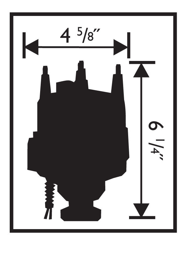 MSD Ford 2.3L Billet Distributor 8473 product image 6