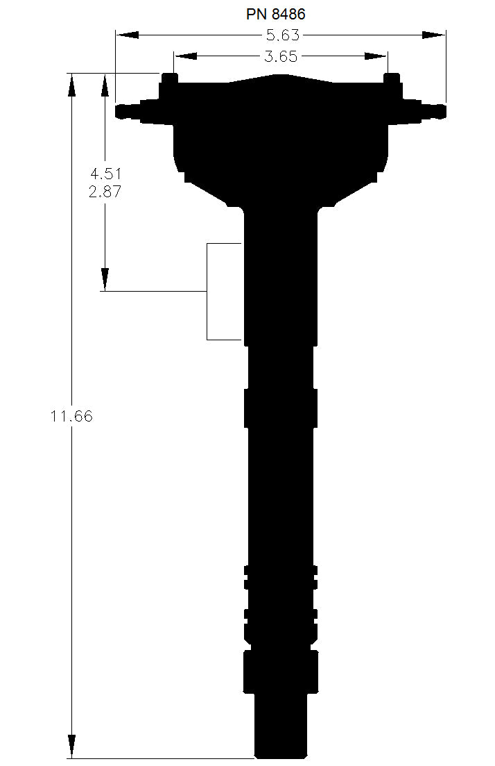 MSD Super Tall Block Crab Cap Distributor, Chevy V8 8486 product image 6