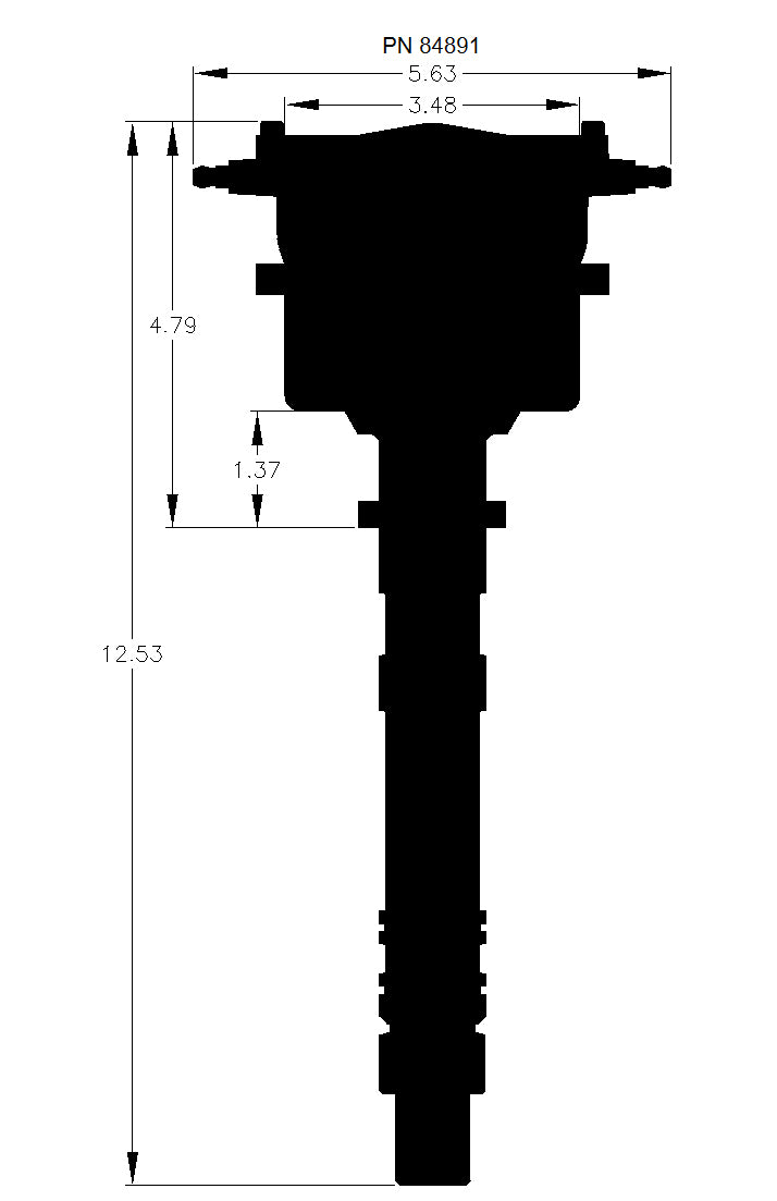 MSD Chevy Flat Top Pro-billet Distributor 84891 product image 6