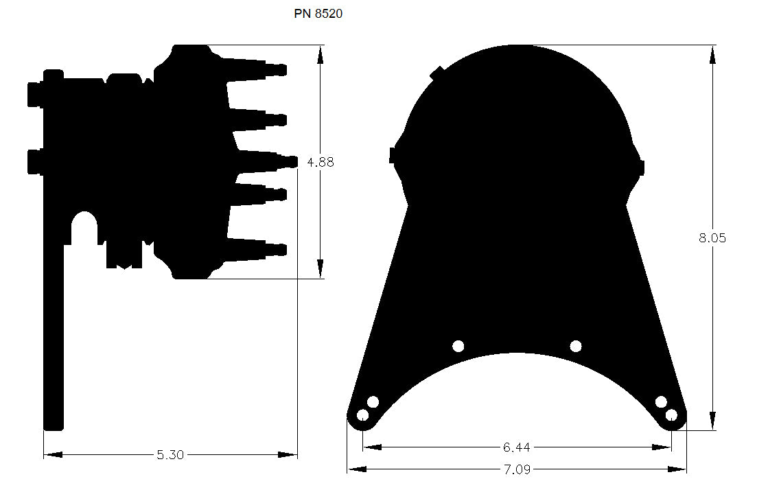 MSD GM Big Block Front Drive Distributor 8520 product image 8