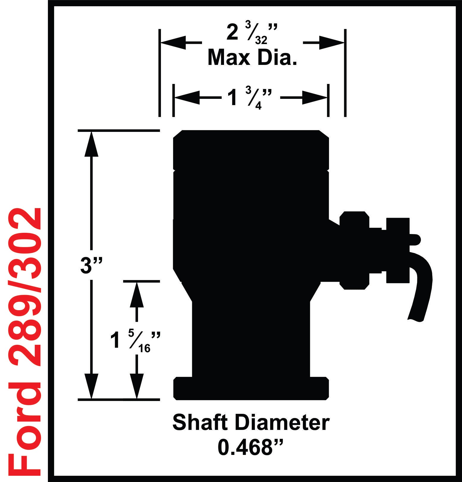 MSD Ford 289/302 CAM Sync Plug Distributor 85221 product image 3