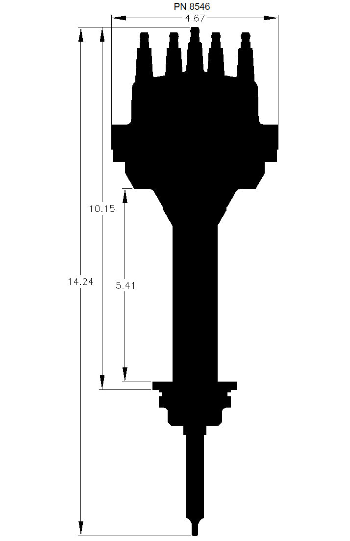 MSD Chrysler 426,440 Pro-billet Distributor 8546 product image 6