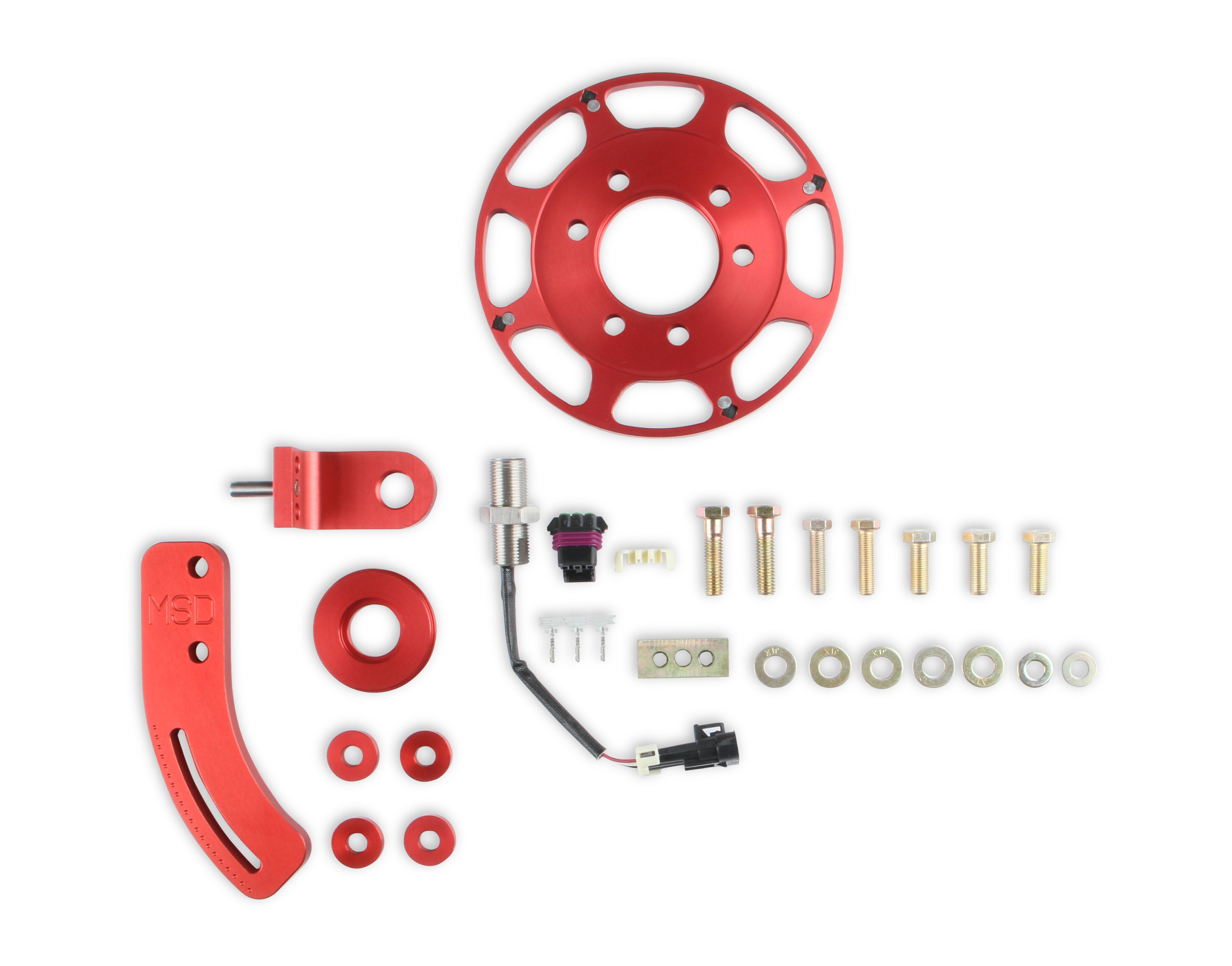 MSD Crank Trigger Wheel Kit - Flying Magnet - Hall-effect - SBC - 7 In. 86101 product image 2