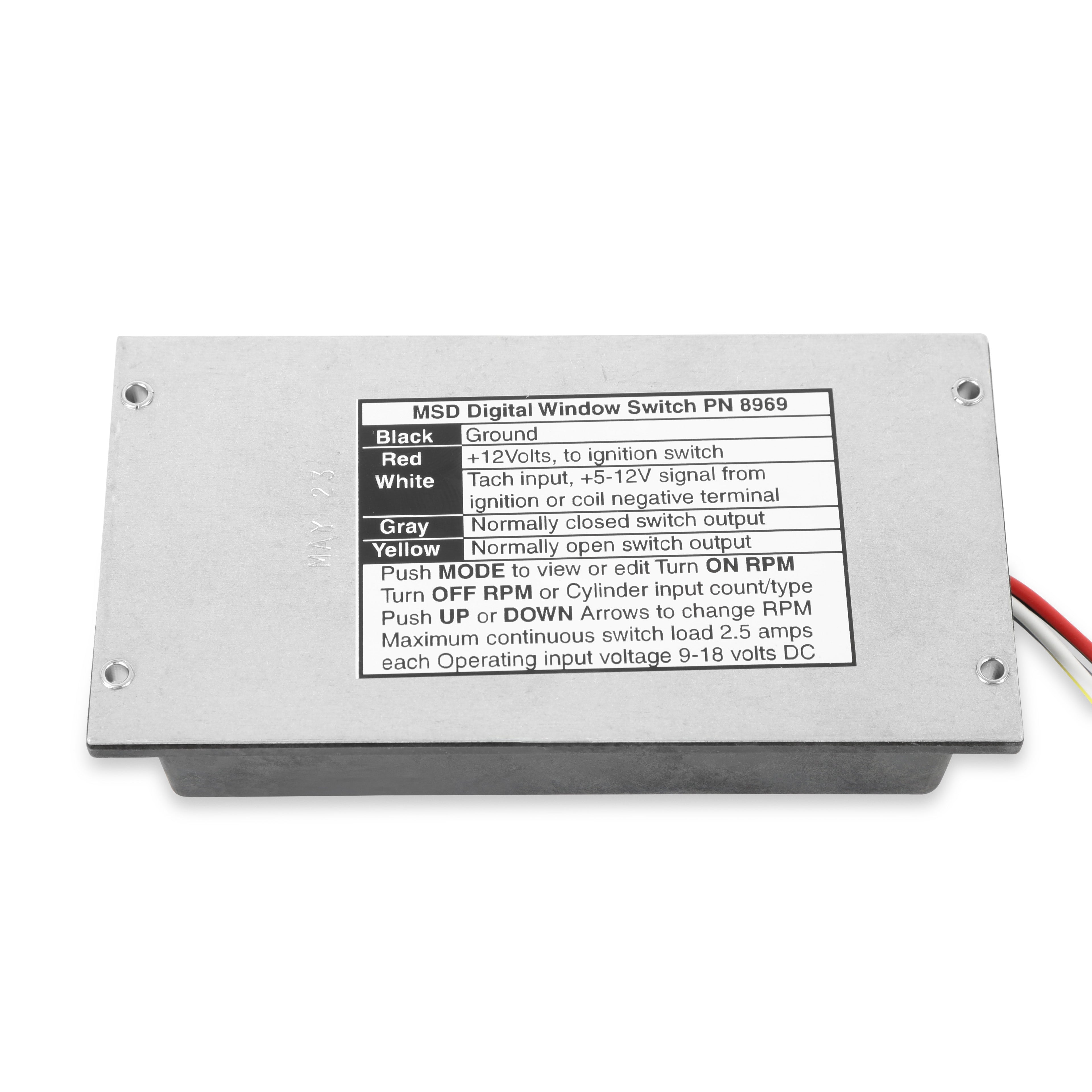 MSD This Switch Can be Used With an Input Voltage of 9-18 Volts. 8969 product image 4