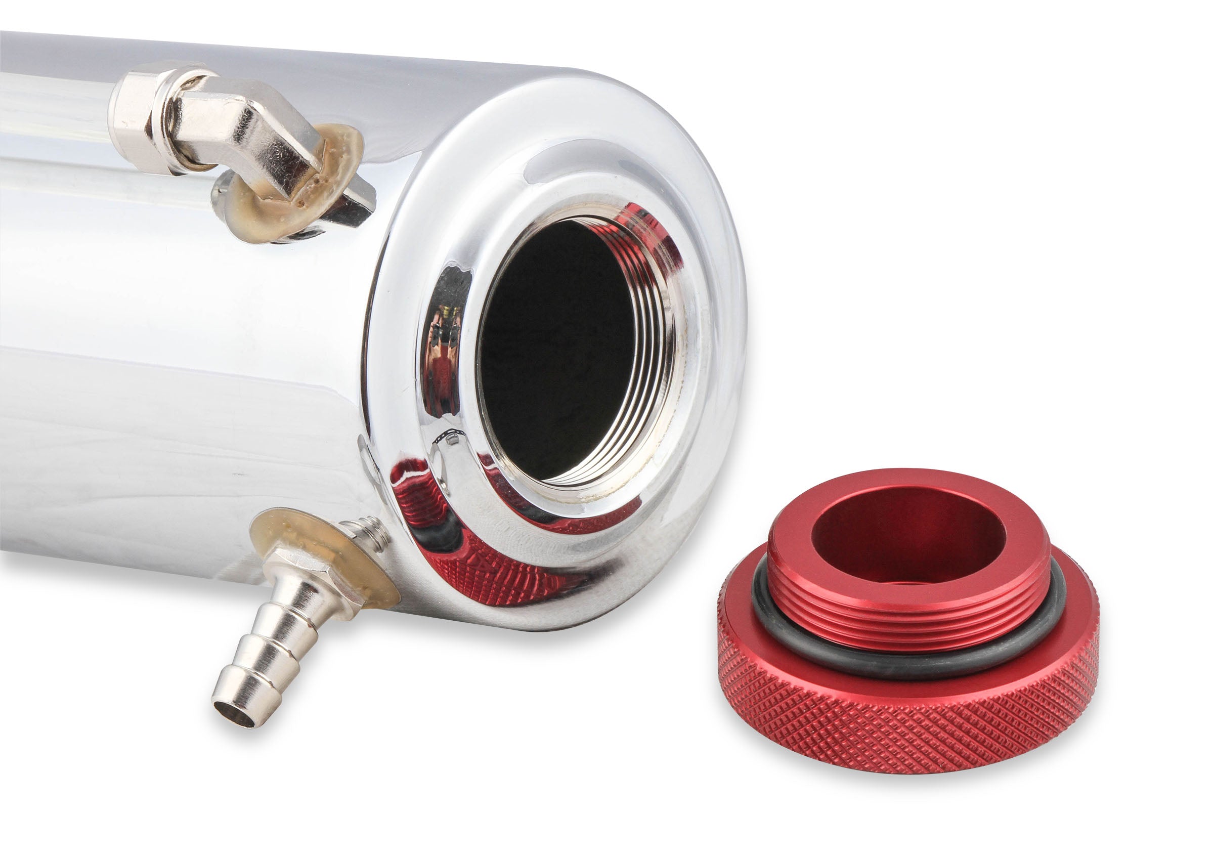 Mr Gasket Mr. Gasket Radiator Fluid Reservoir / Recovery Tank - Polished Aluminum 9135 product image 3